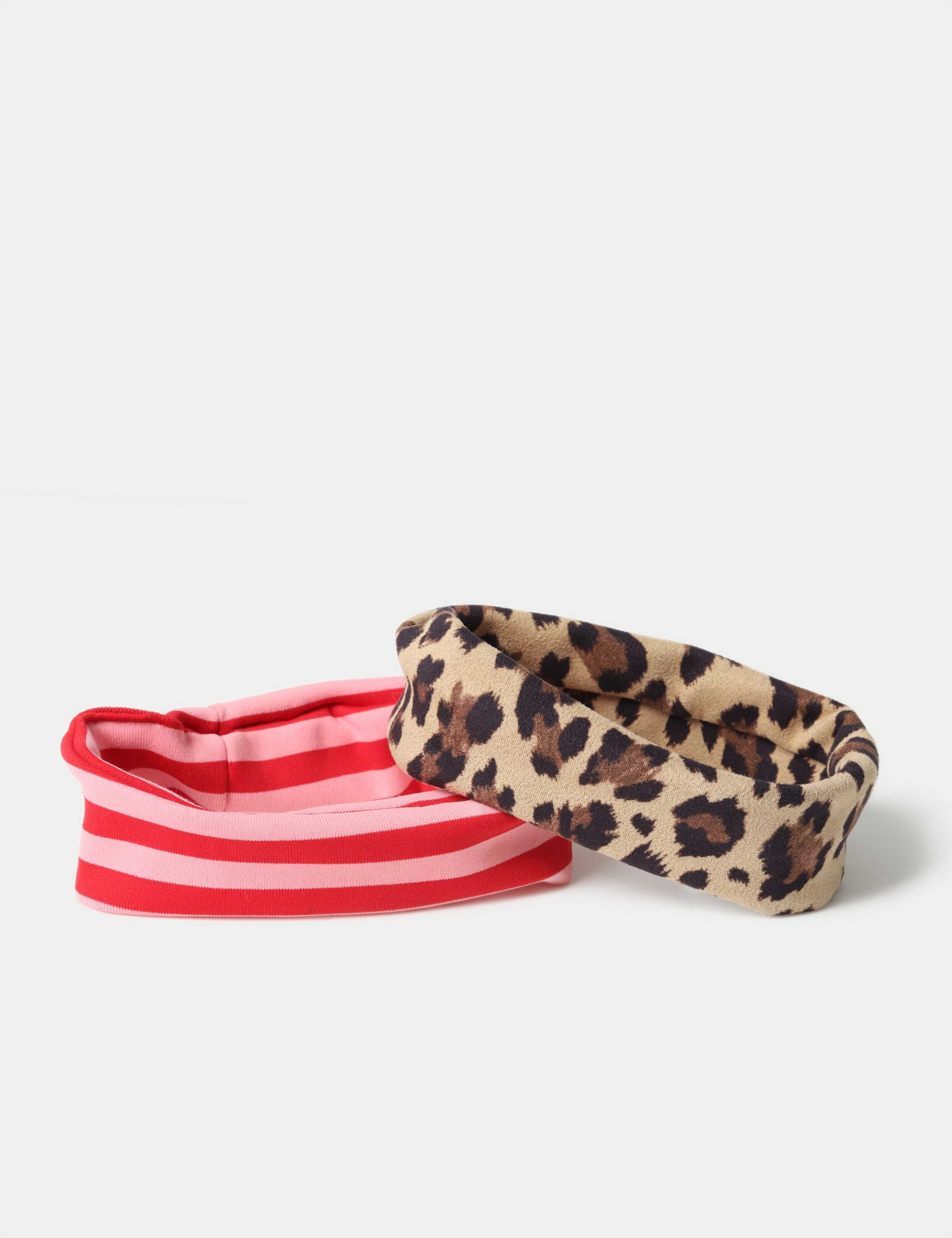 2 Pack Leopard and Red Bandeau 2 of 2