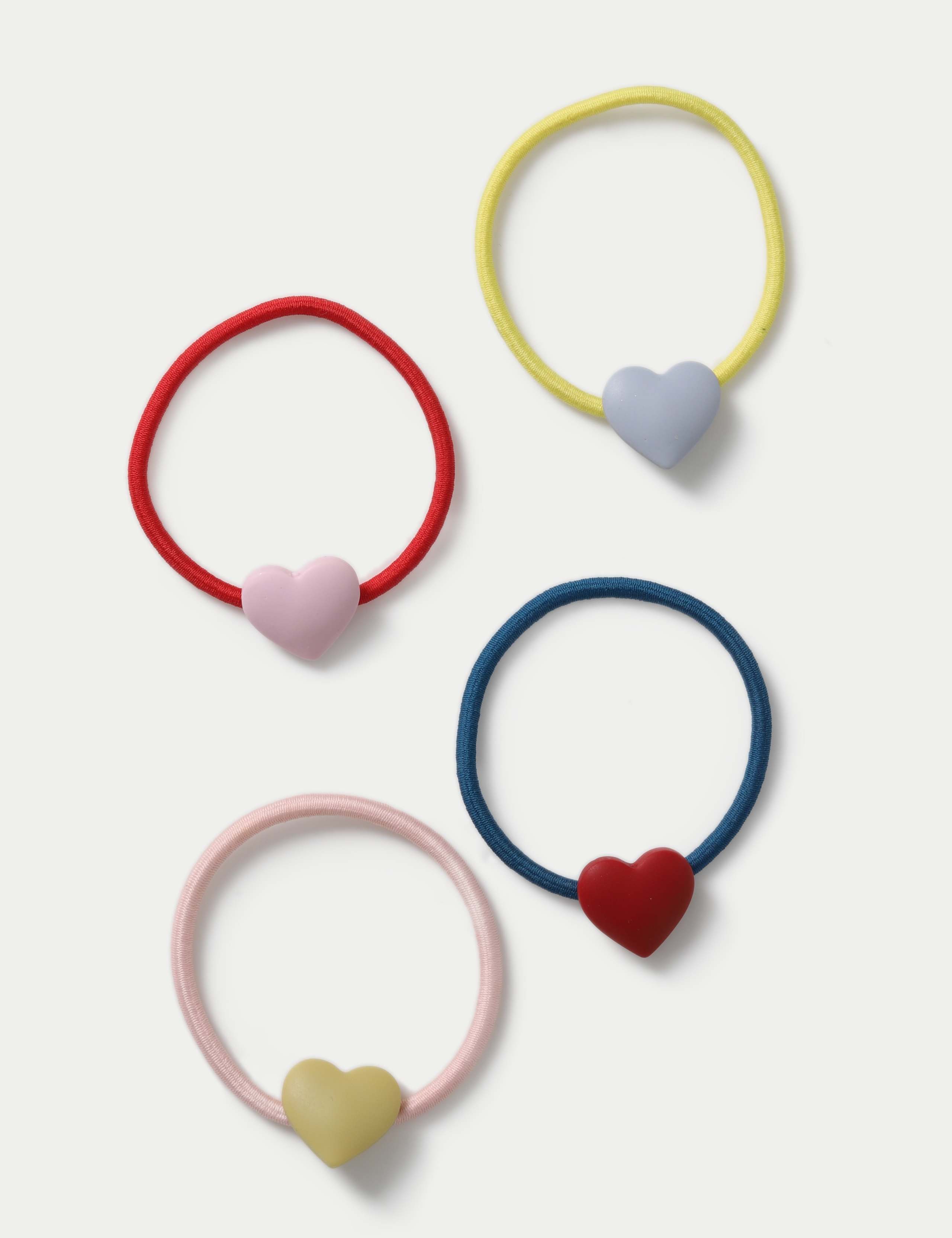 Heart Motif Hair Ponios 1 of 2
