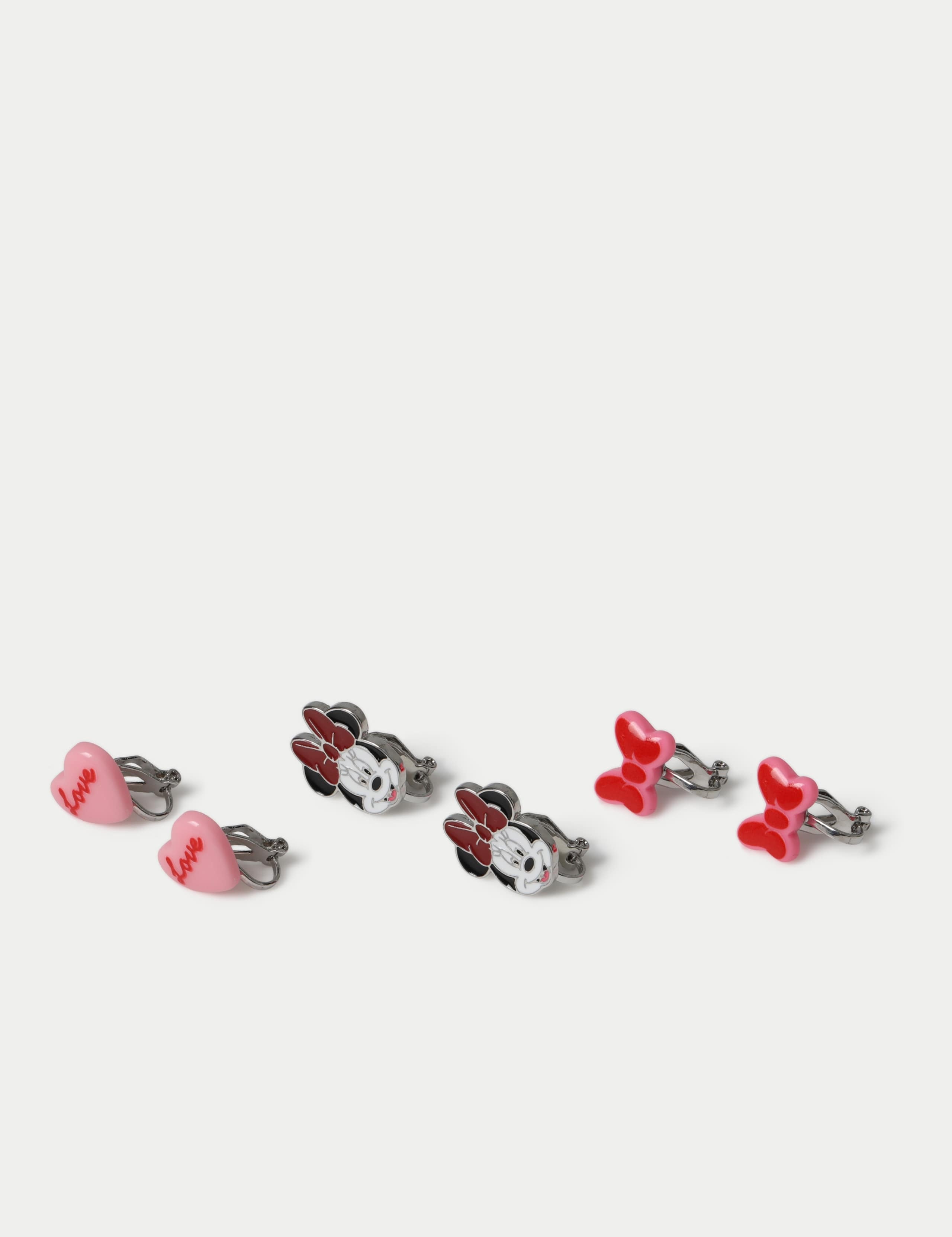 Minnie Mouse Clip On Earring Set 2 of 3