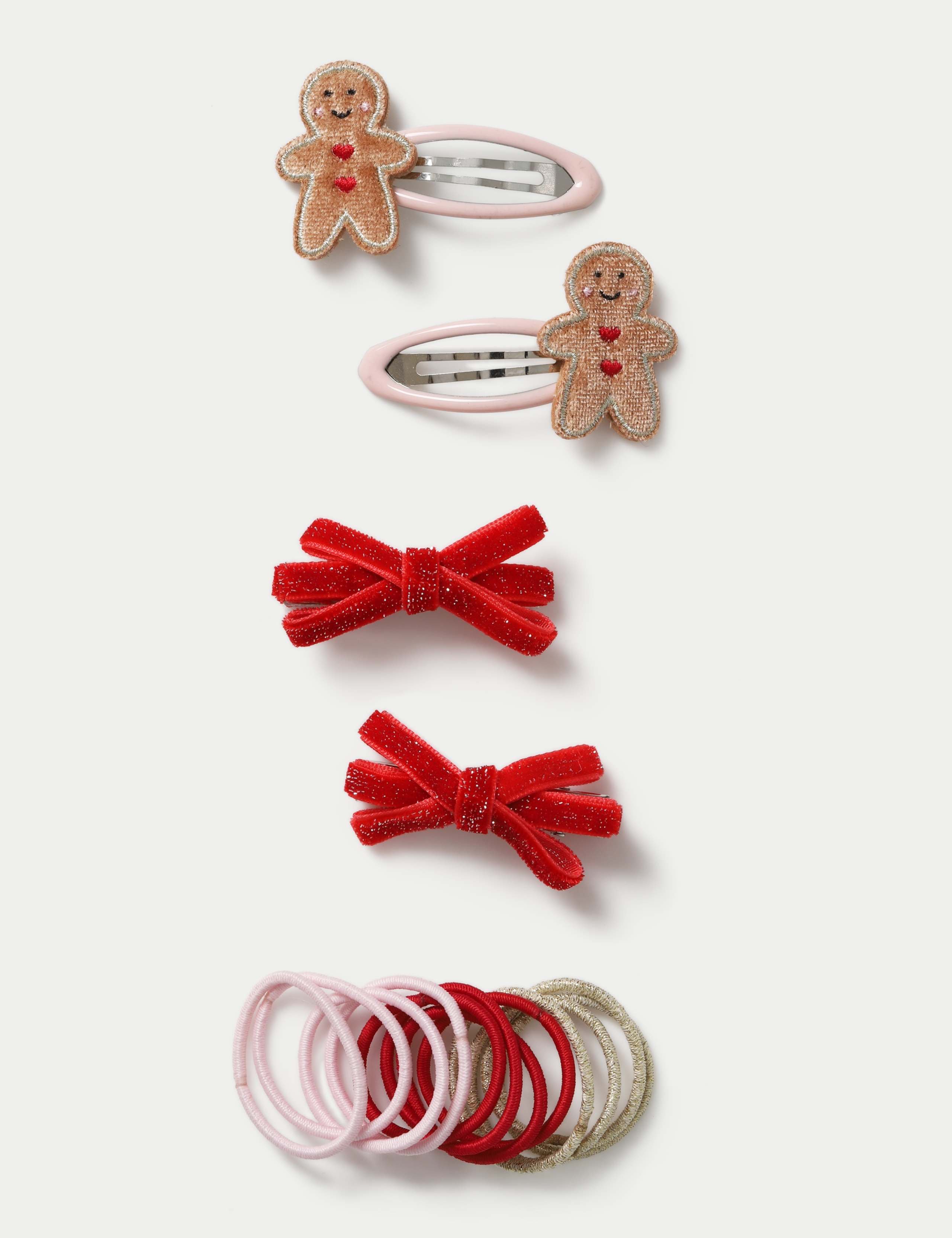 Kids' Christmas Gingerbread Hair Pack 1 of 2