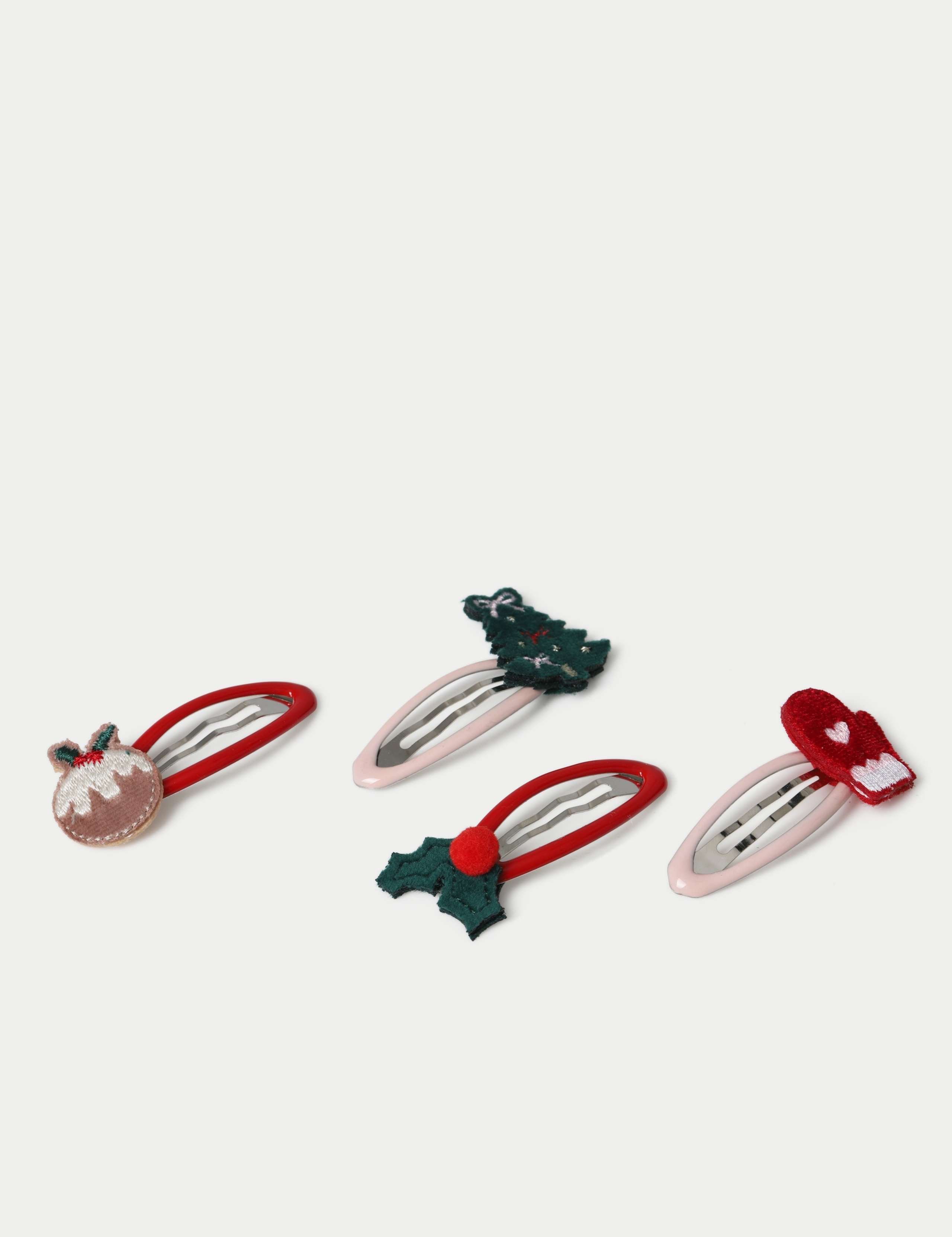 Kids' Christmas Motif 4 Pack Snaps 2 of 2