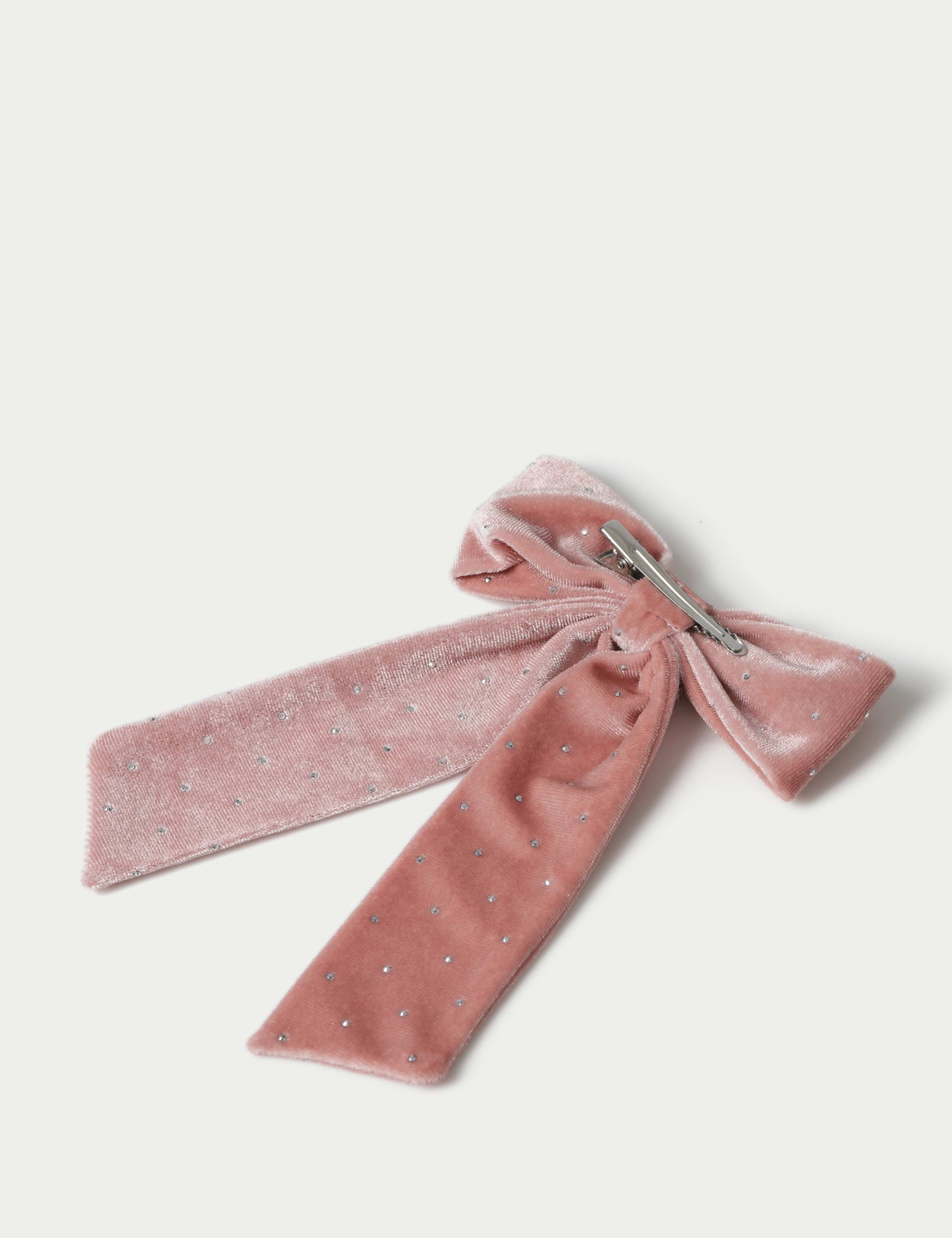 Kids' Christmas Pink Hotfix Bow 3 of 3