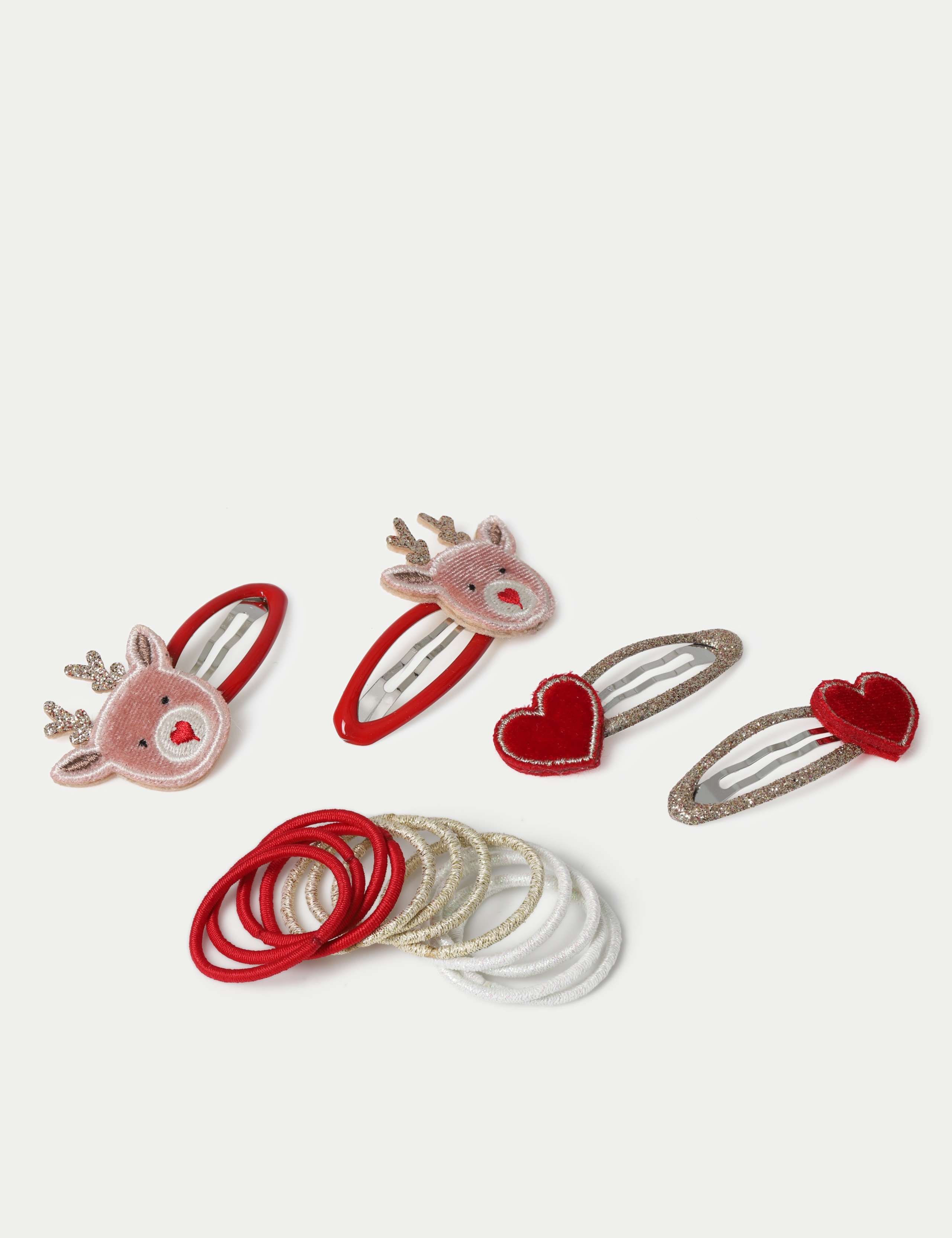 Kids' Christmas Reindeer Clip & Ponios 2 of 2