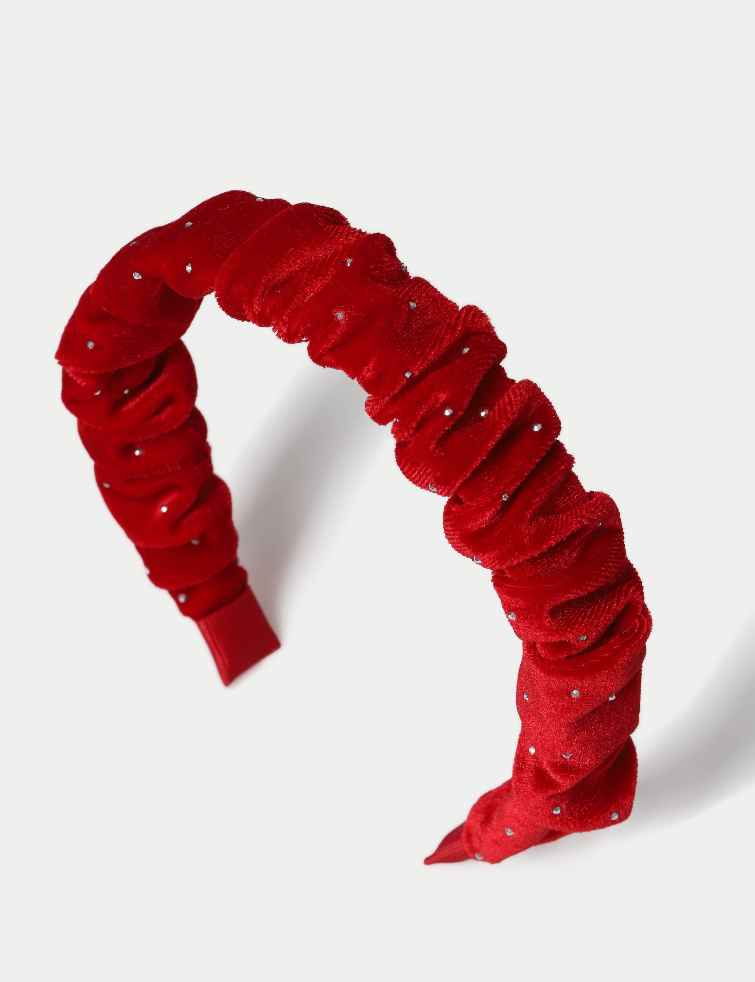 Kids' Christmas Ruched Hotfix Headband 2 of 2