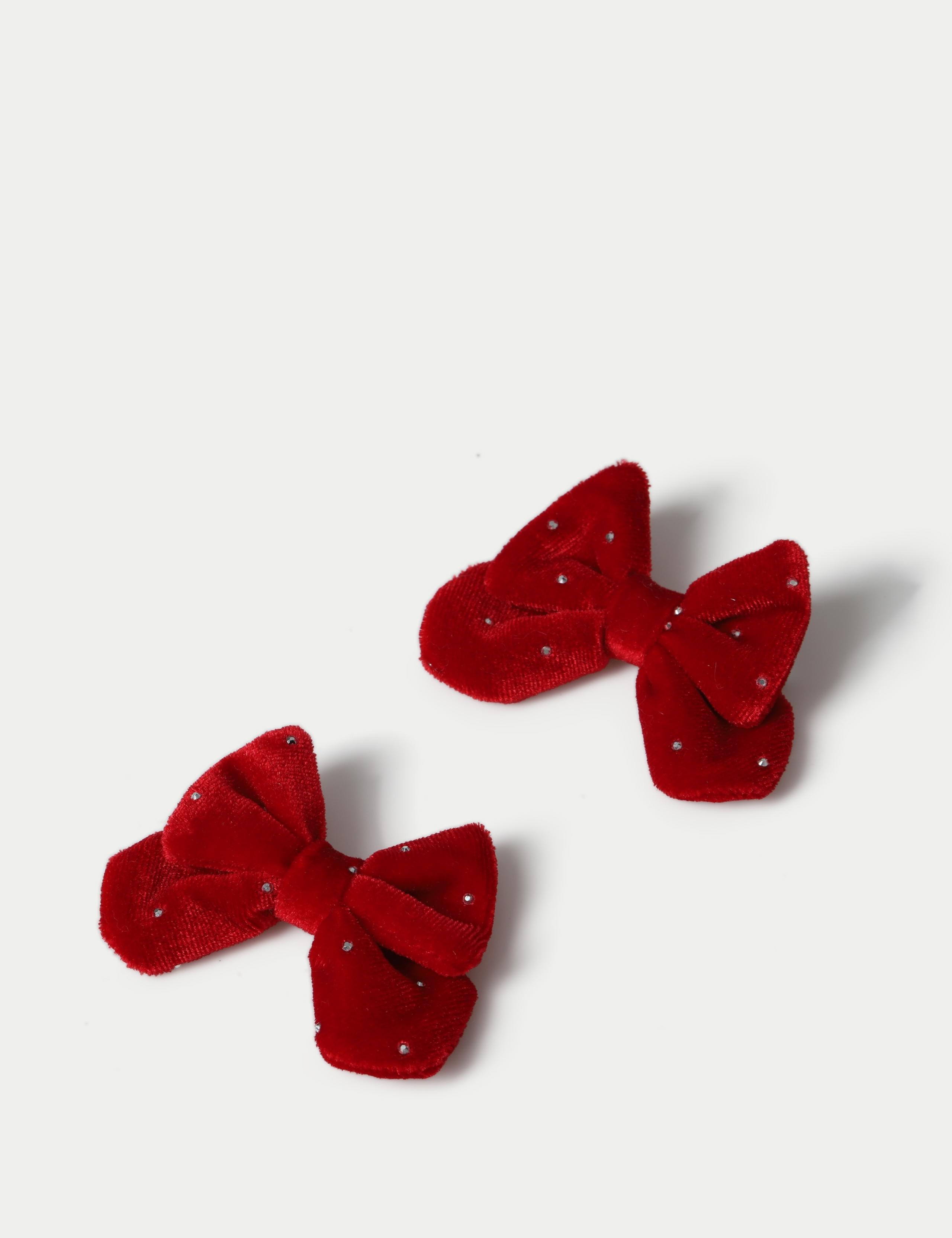 Kids' Christmas Hotfix 2 Pack Bow 3 of 3