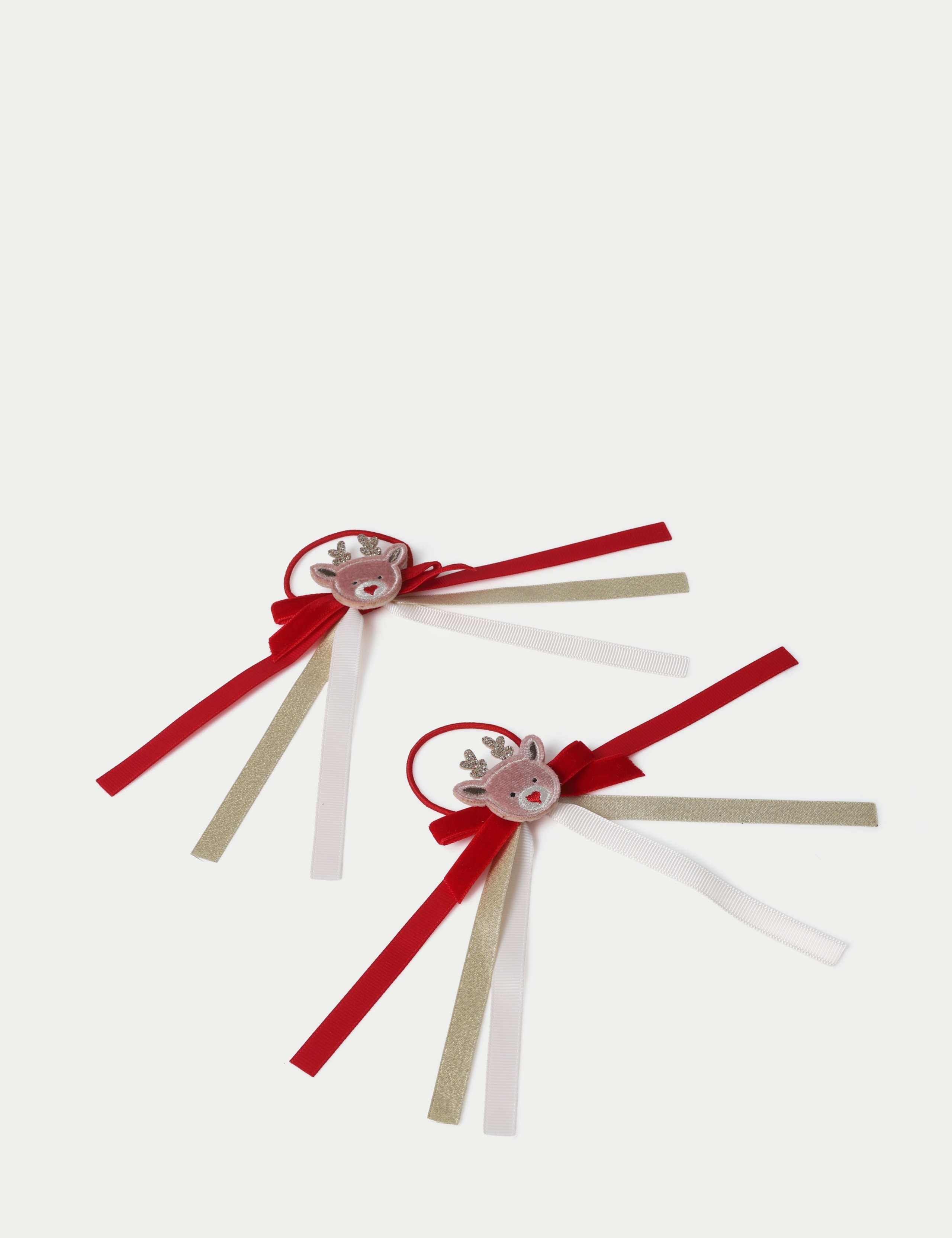 Kids' Christmas Reindeer Ribbon Ponios 2 of 2