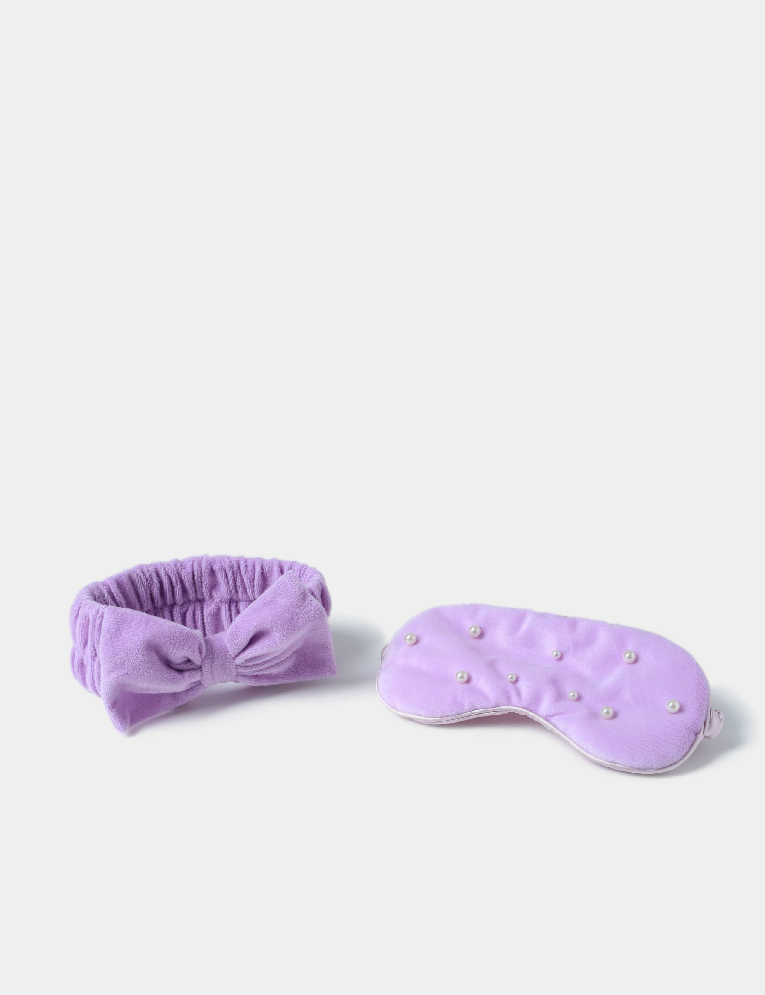 Purple Eye Mask and Beauty Band 2 of 2