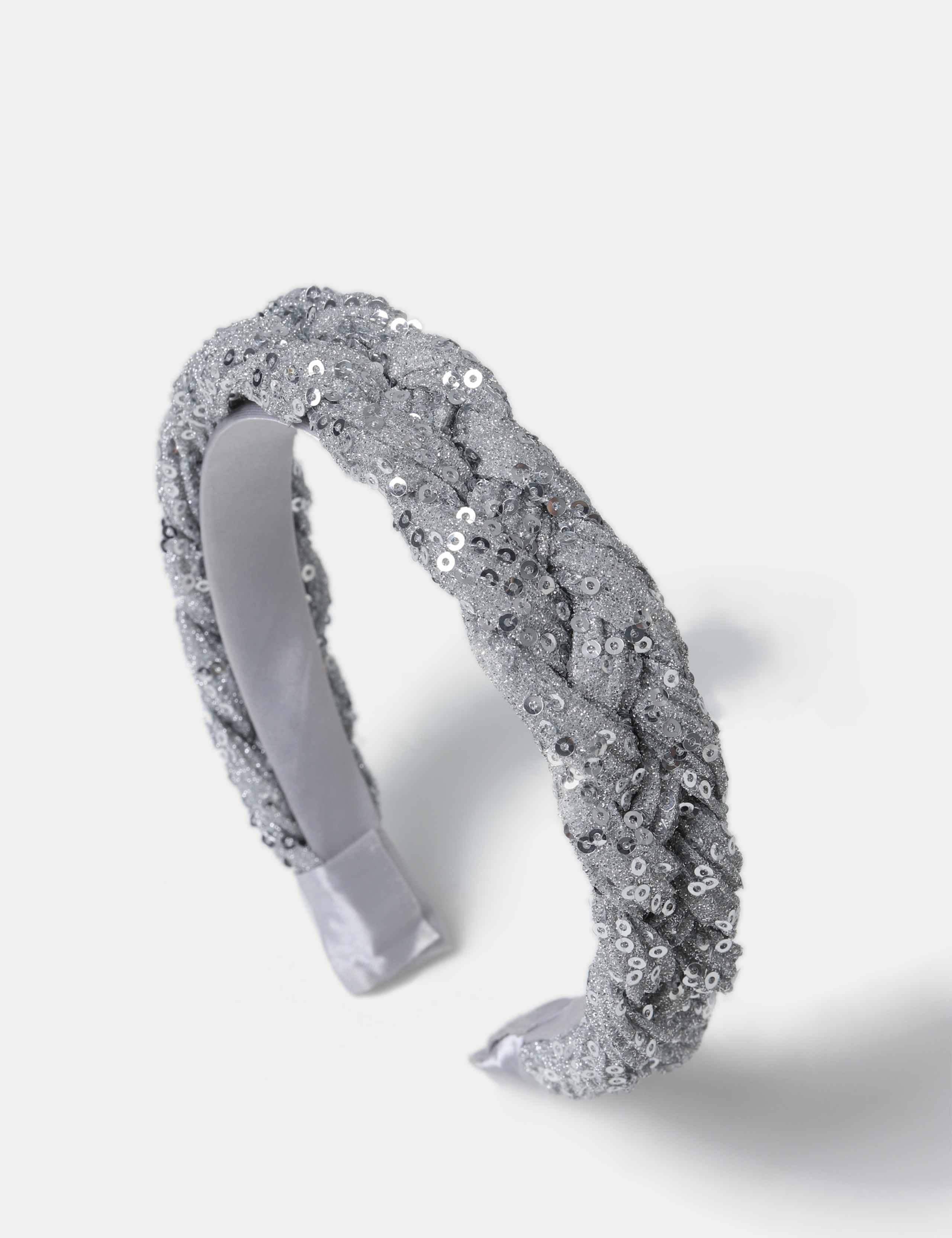 Sequin Braided Aliceband 3 of 3