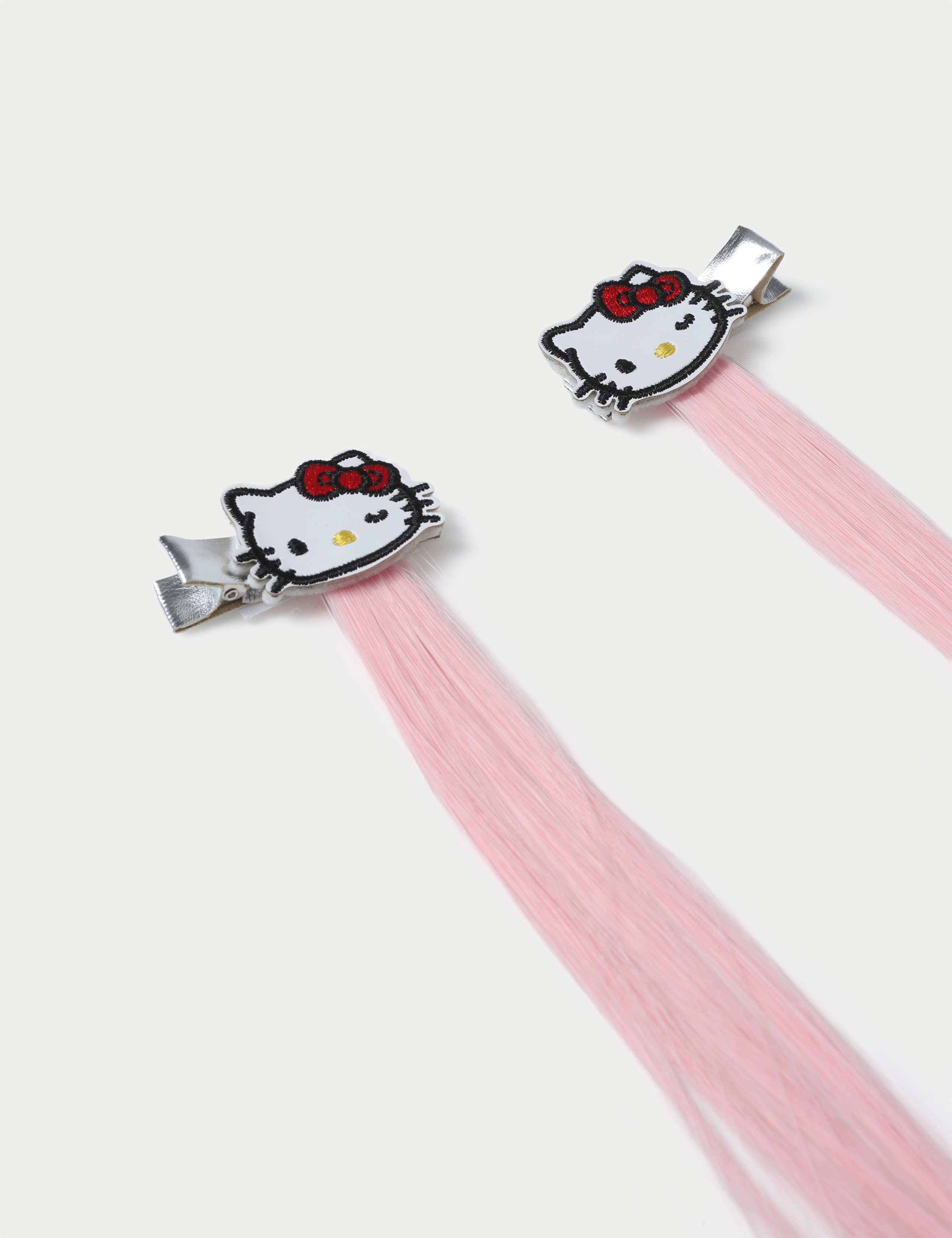 Hello Kitty Fake Hair Clips 2 of 2