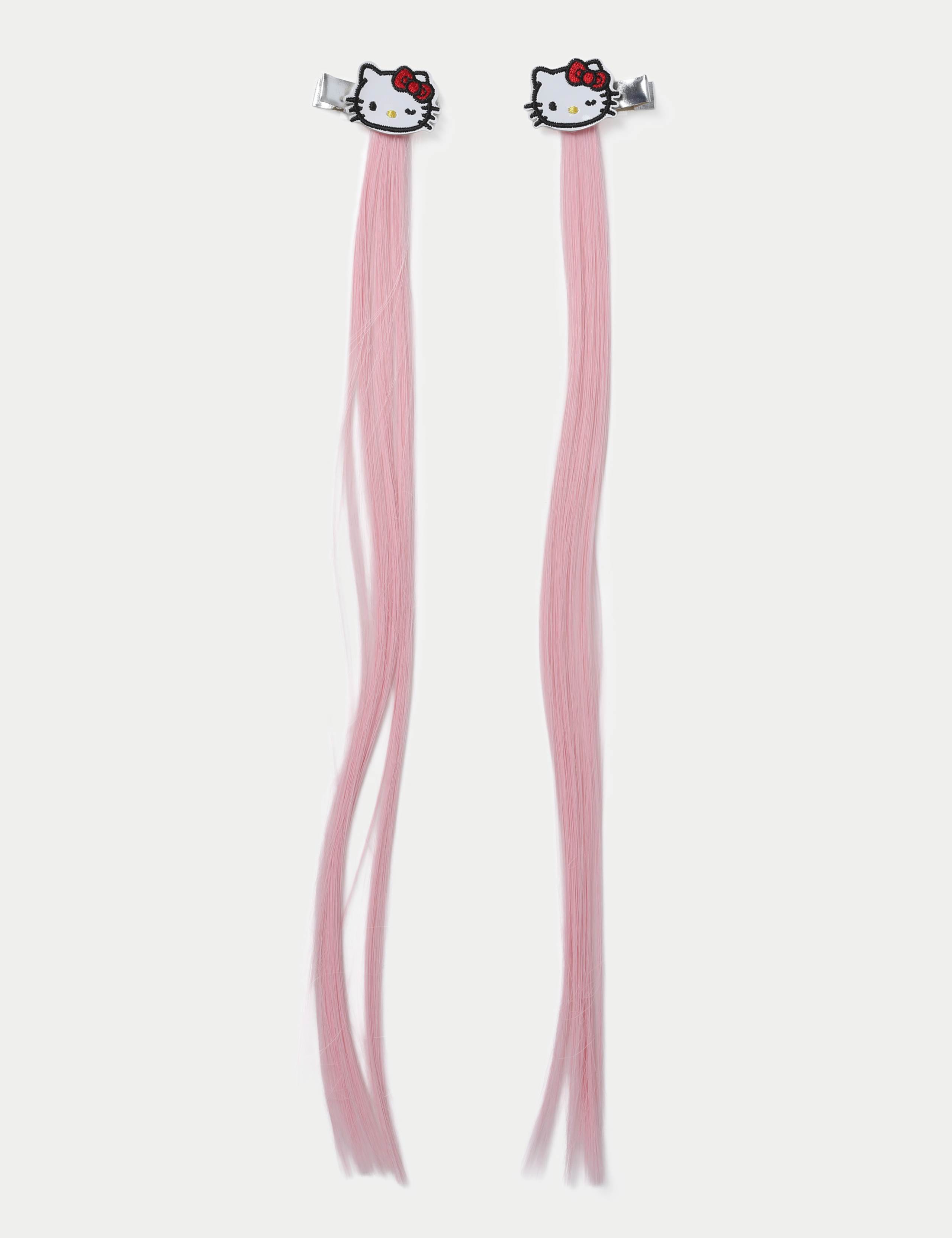 Hello Kitty Fake Hair Clips 1 of 2