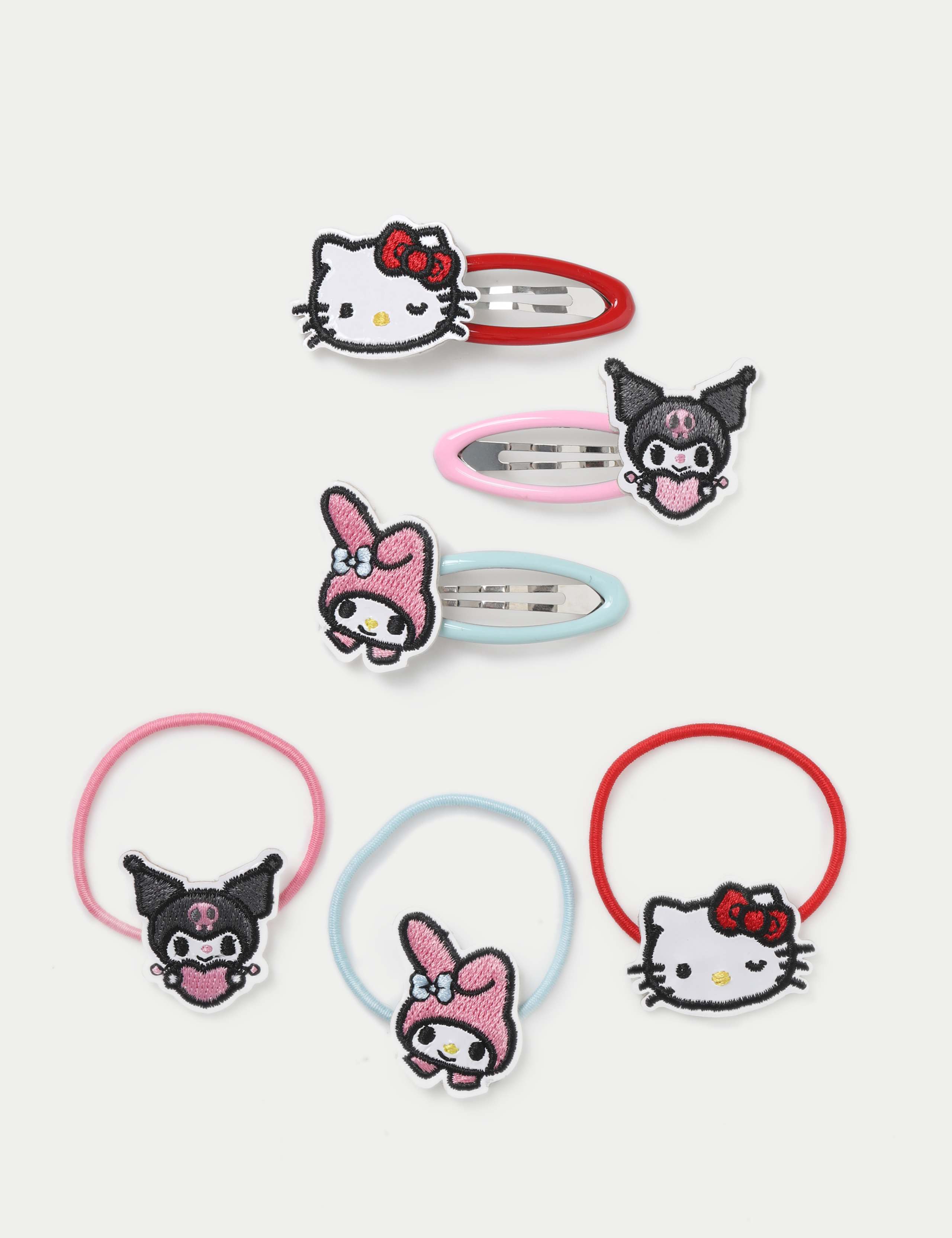 Hello Kitty and Friends Embroidered Hair Multipack 1 of 2
