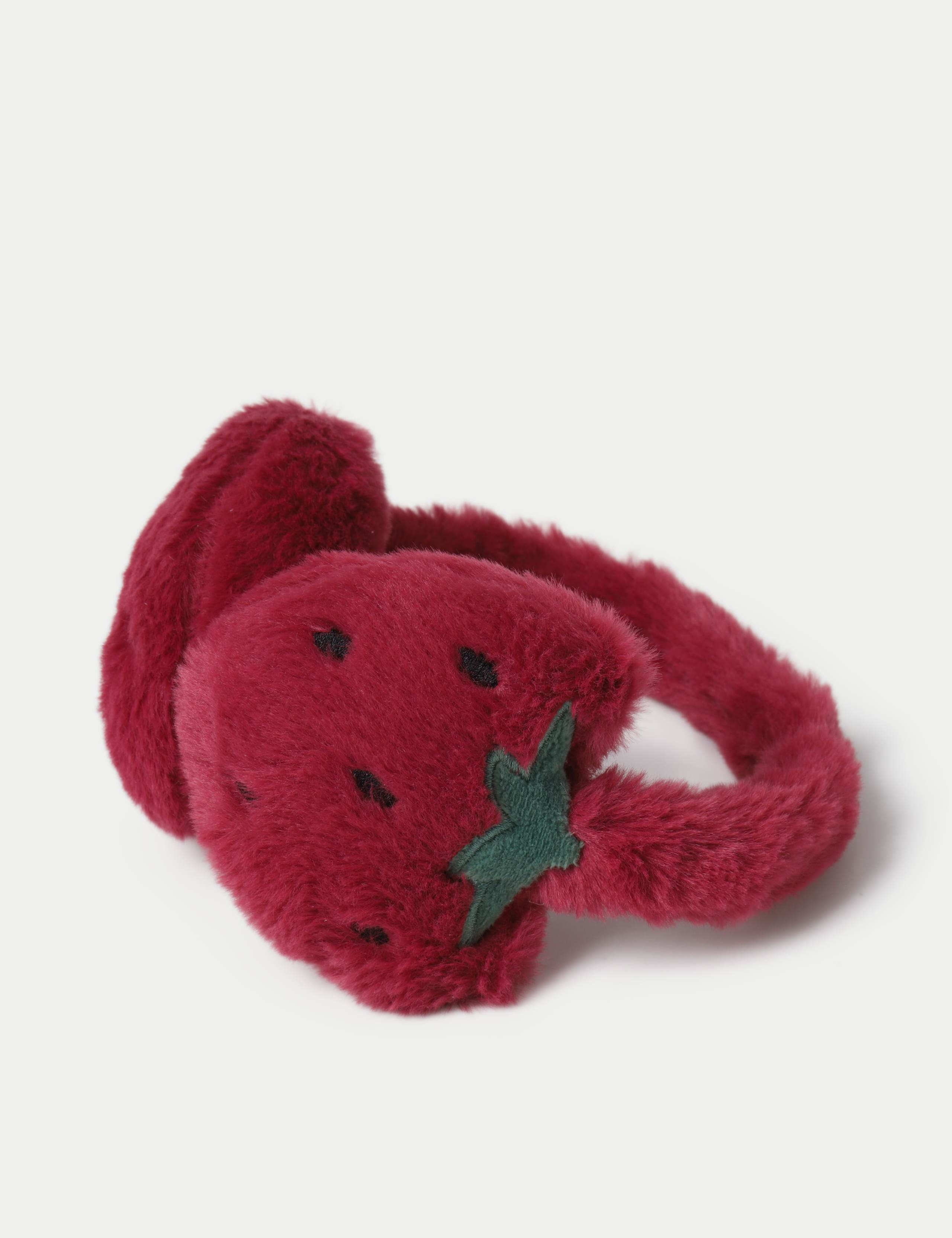 Strawberry Earmuffs 3 of 3