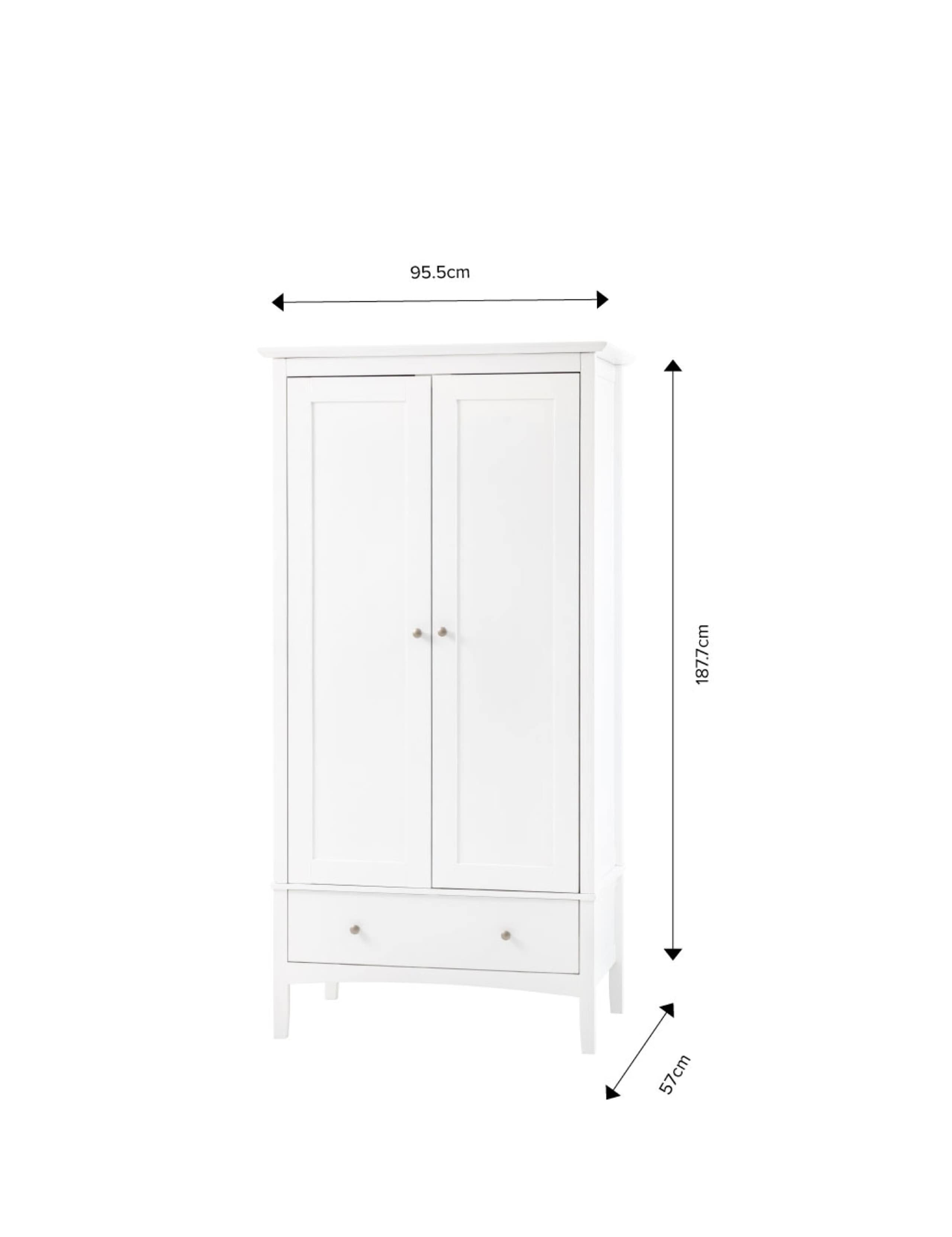 Hastings White Double Wardrobe 6 of 6