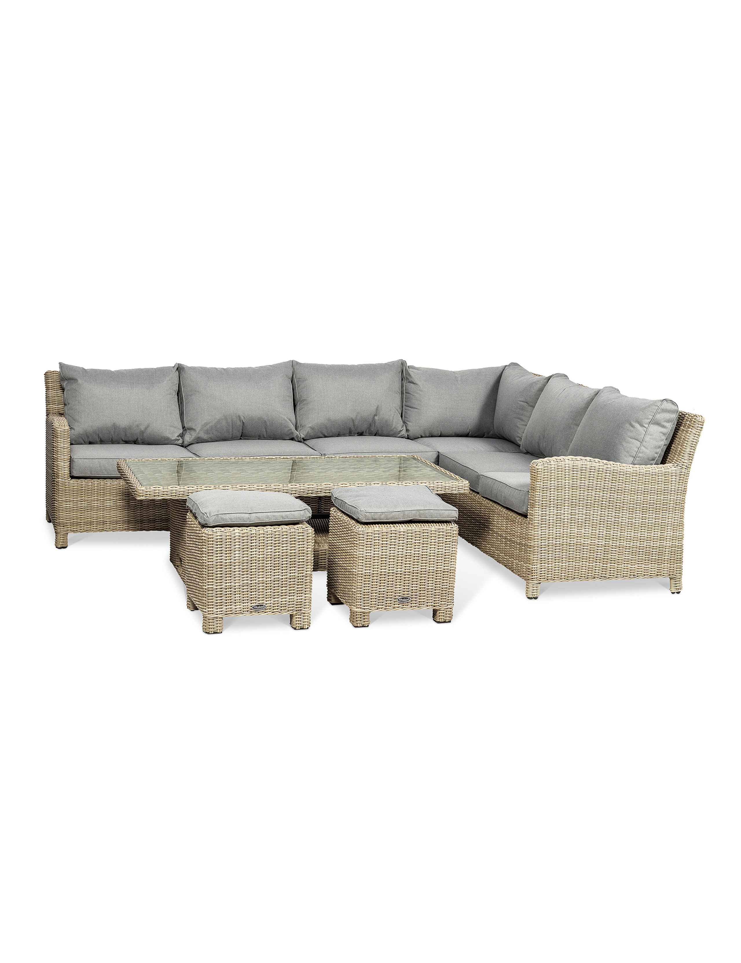 Wentworth 8 Seater Garden Corner Sofa Set 2 of 3