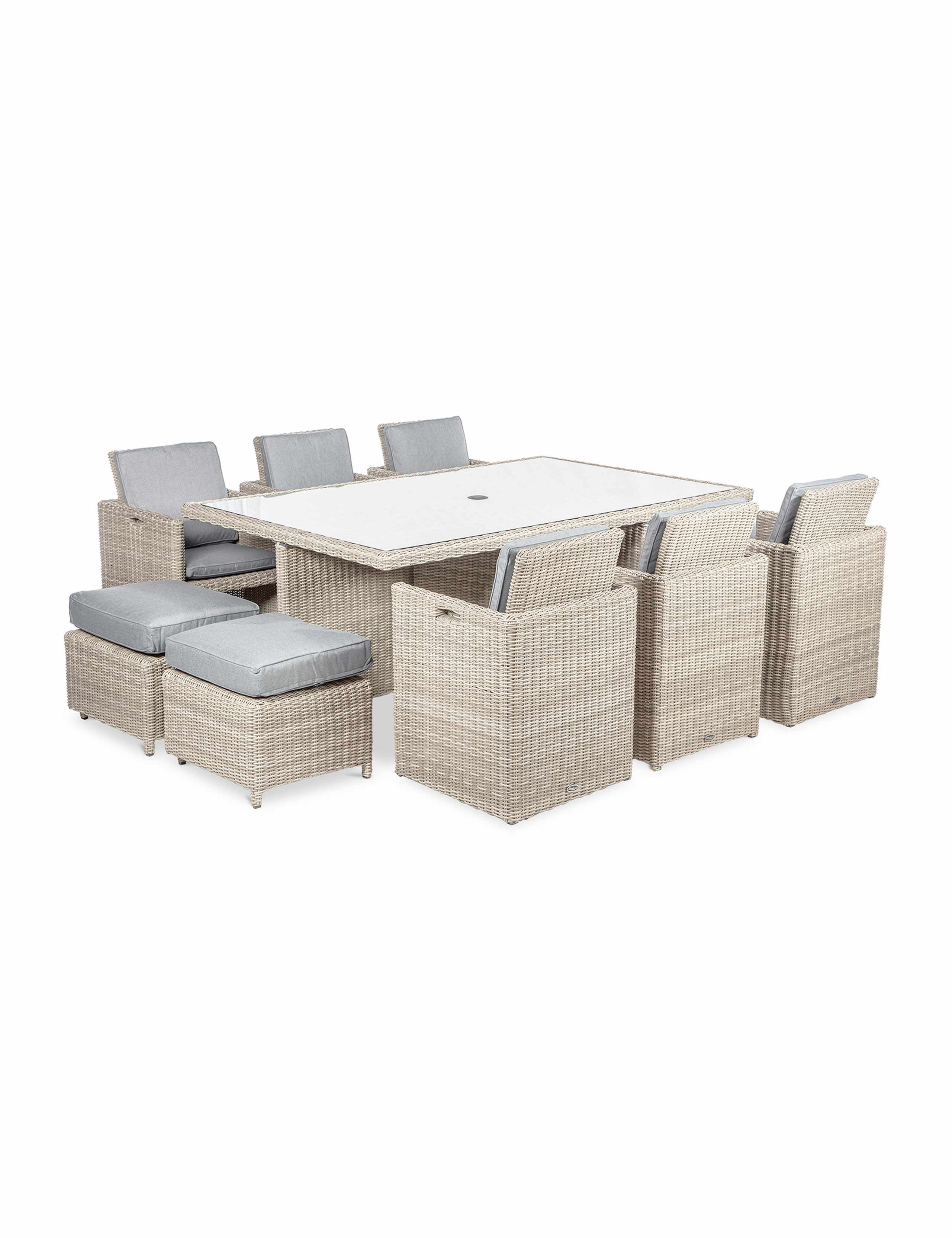 Wentworth Rattan 10 Seater Garden Dining Set 10 of 11