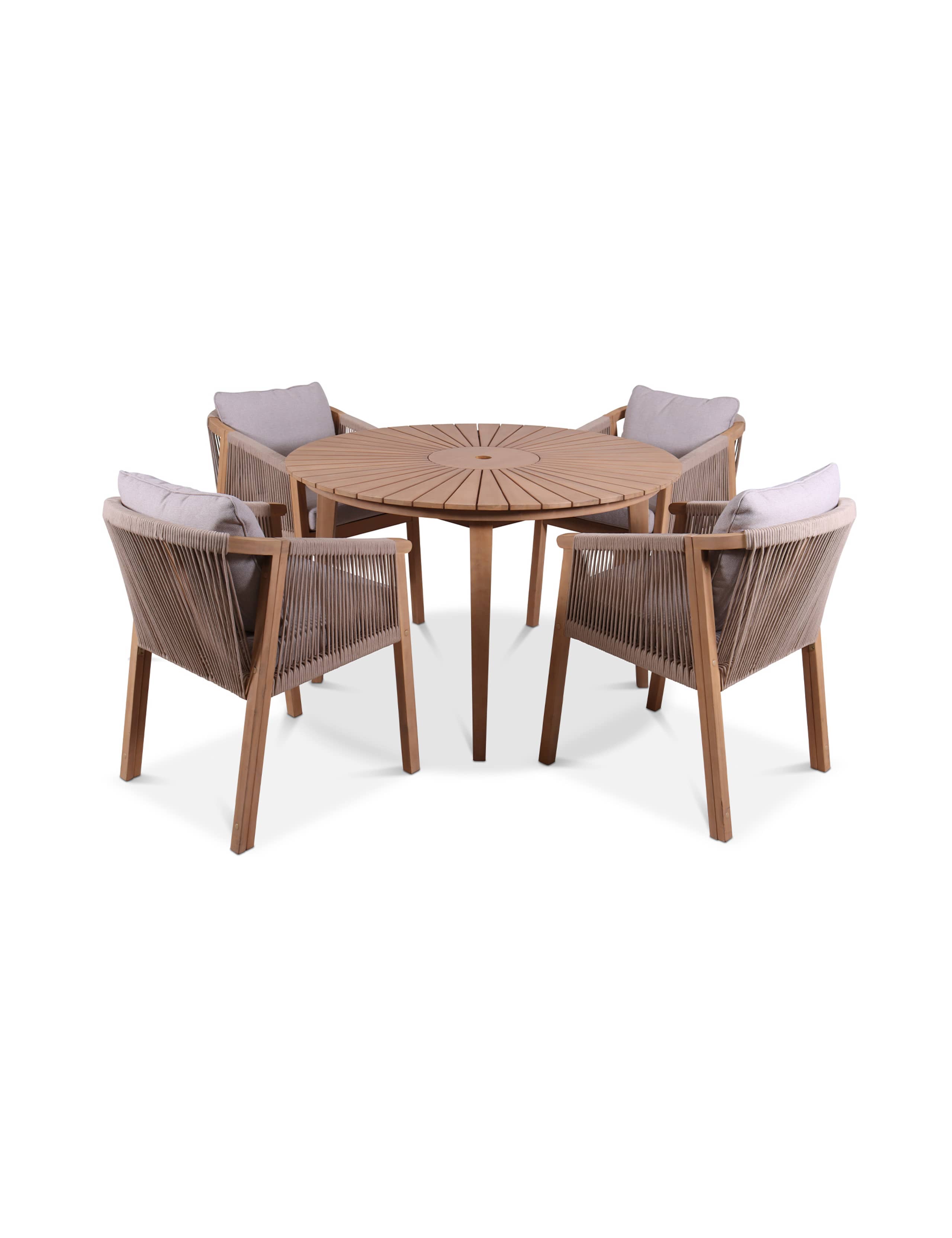 Roma 4 Seater Garden Table & Chairs 4 of 5