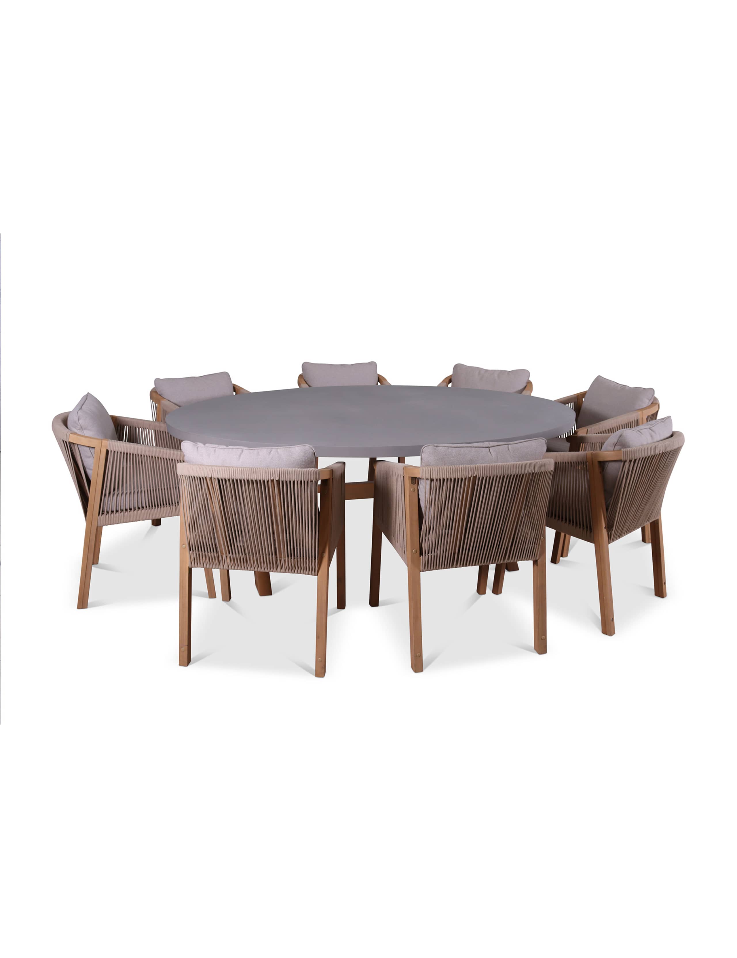 Luna 8 Seater Garden Table & Chairs 4 of 5