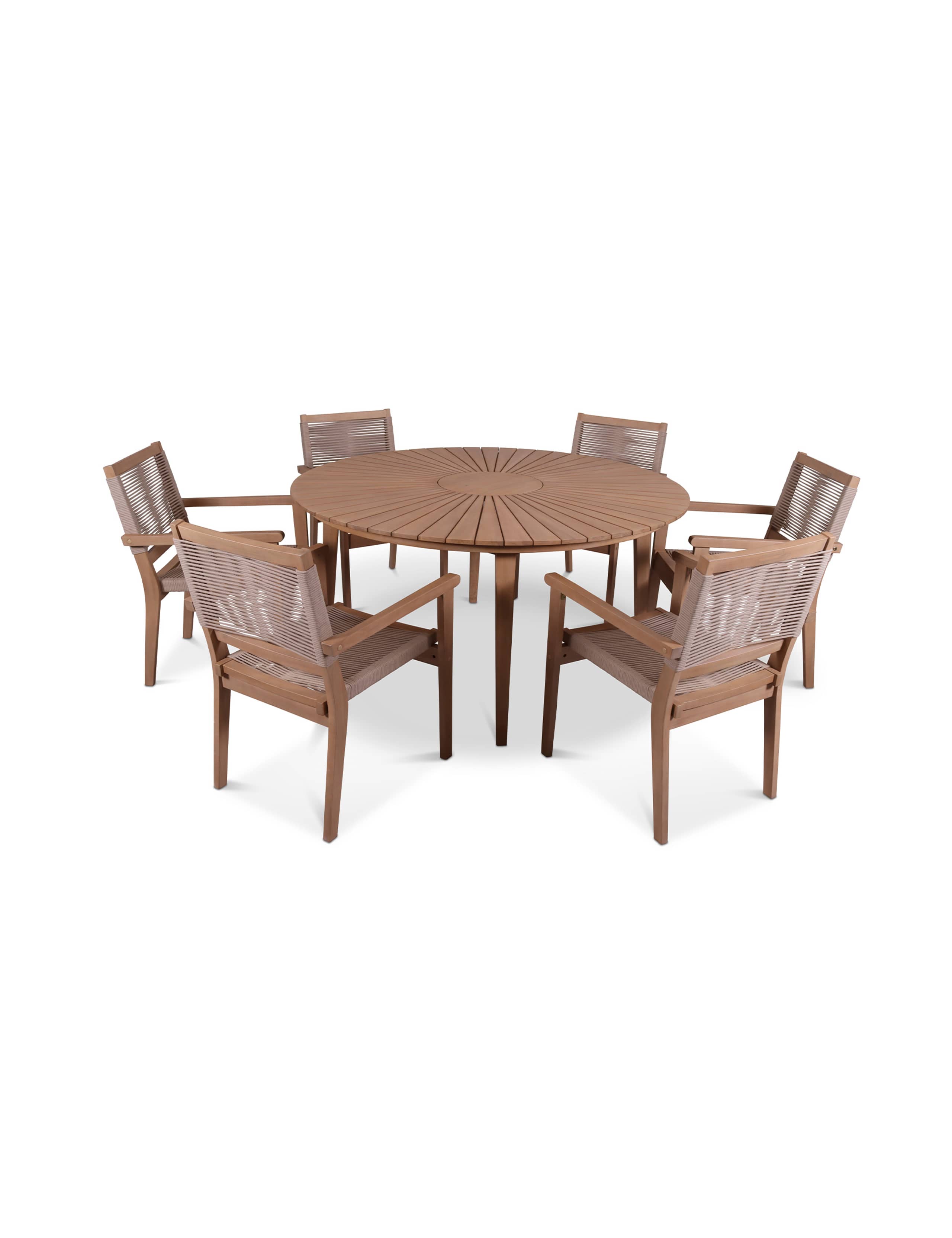Roma 6 Seater Garden Table & Chairs 4 of 5