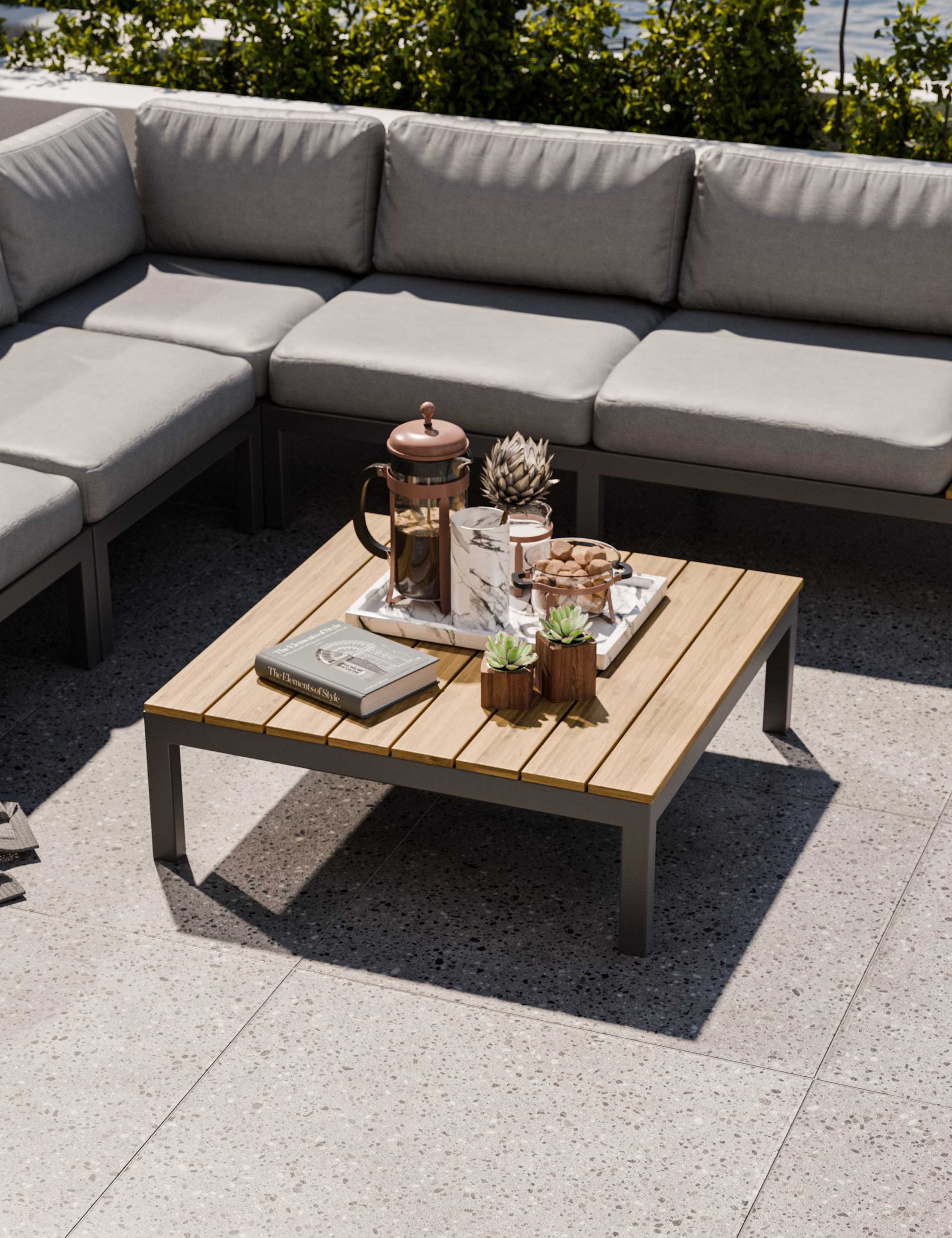 Aspen 6 Seater Garden Corner Lounge Set 5 of 16