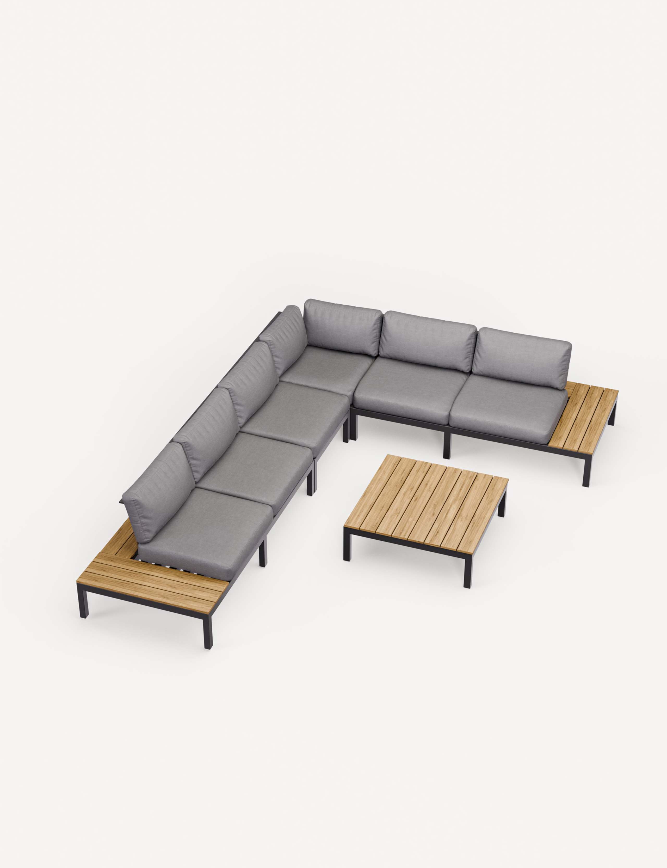 Aspen 6 Seater Garden Corner Lounge Set 9 of 16