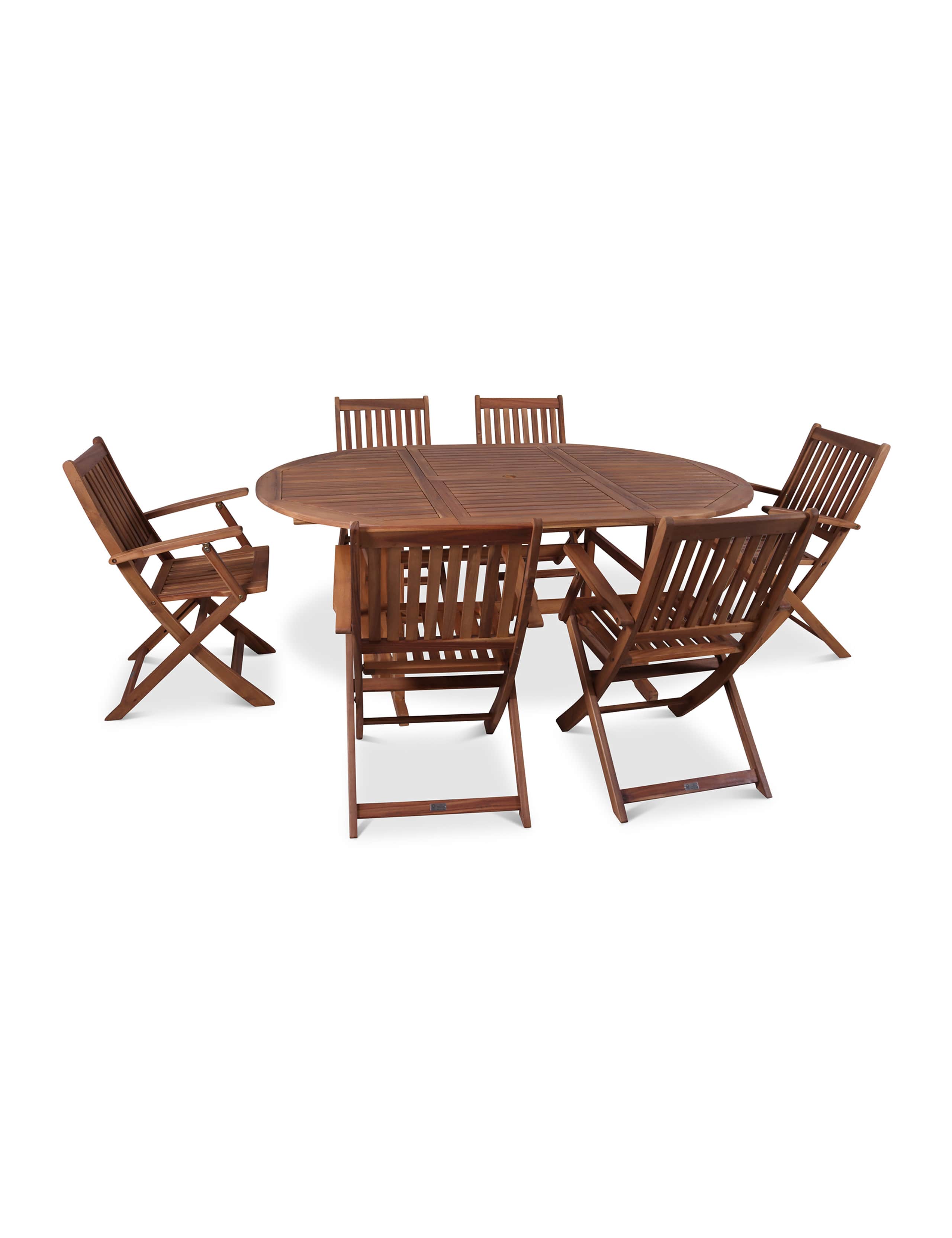 Turnbury 6 Seater Garden Table & Chairs 3 of 4