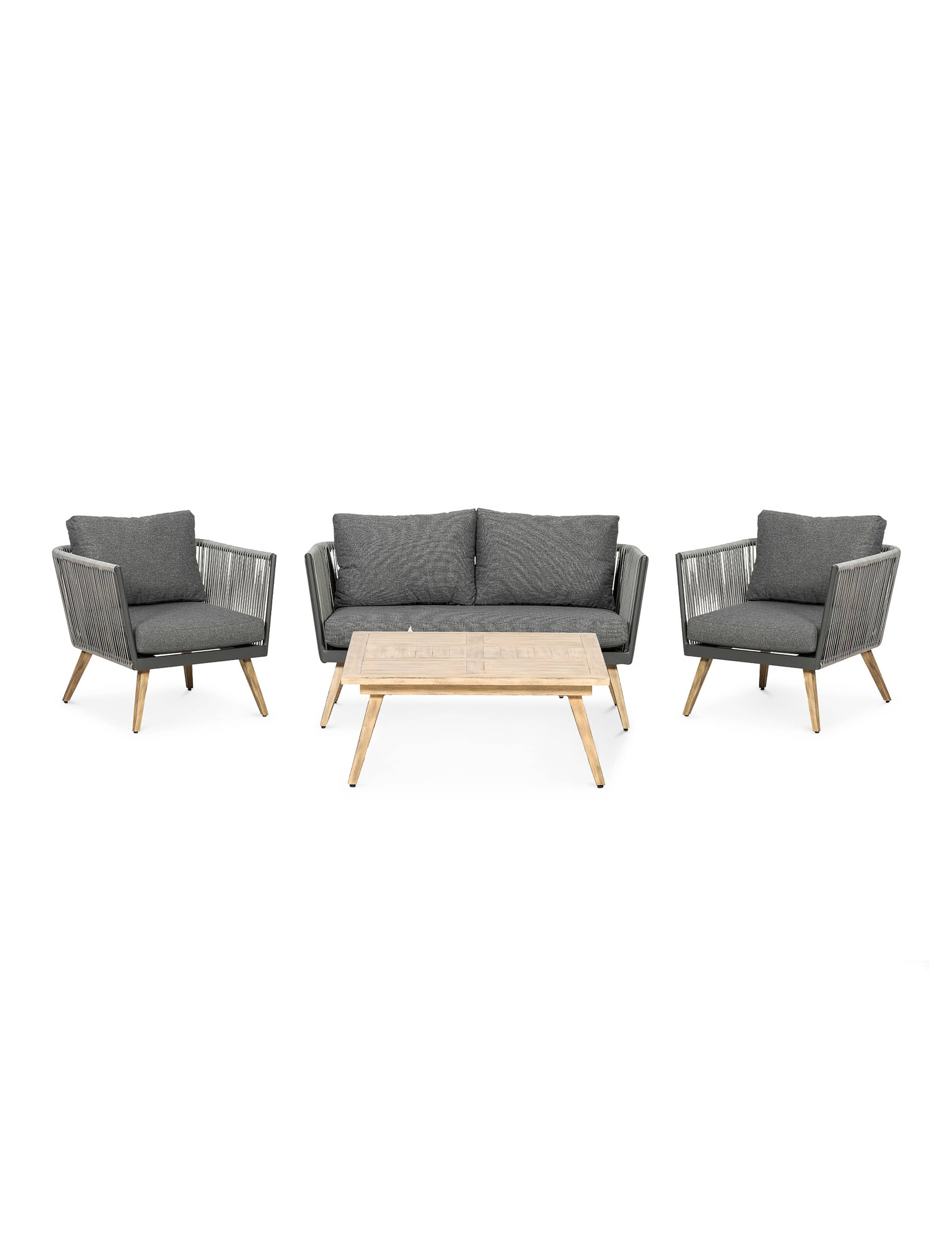 Milan 4 Seater Garden Table & Chairs 5 of 6