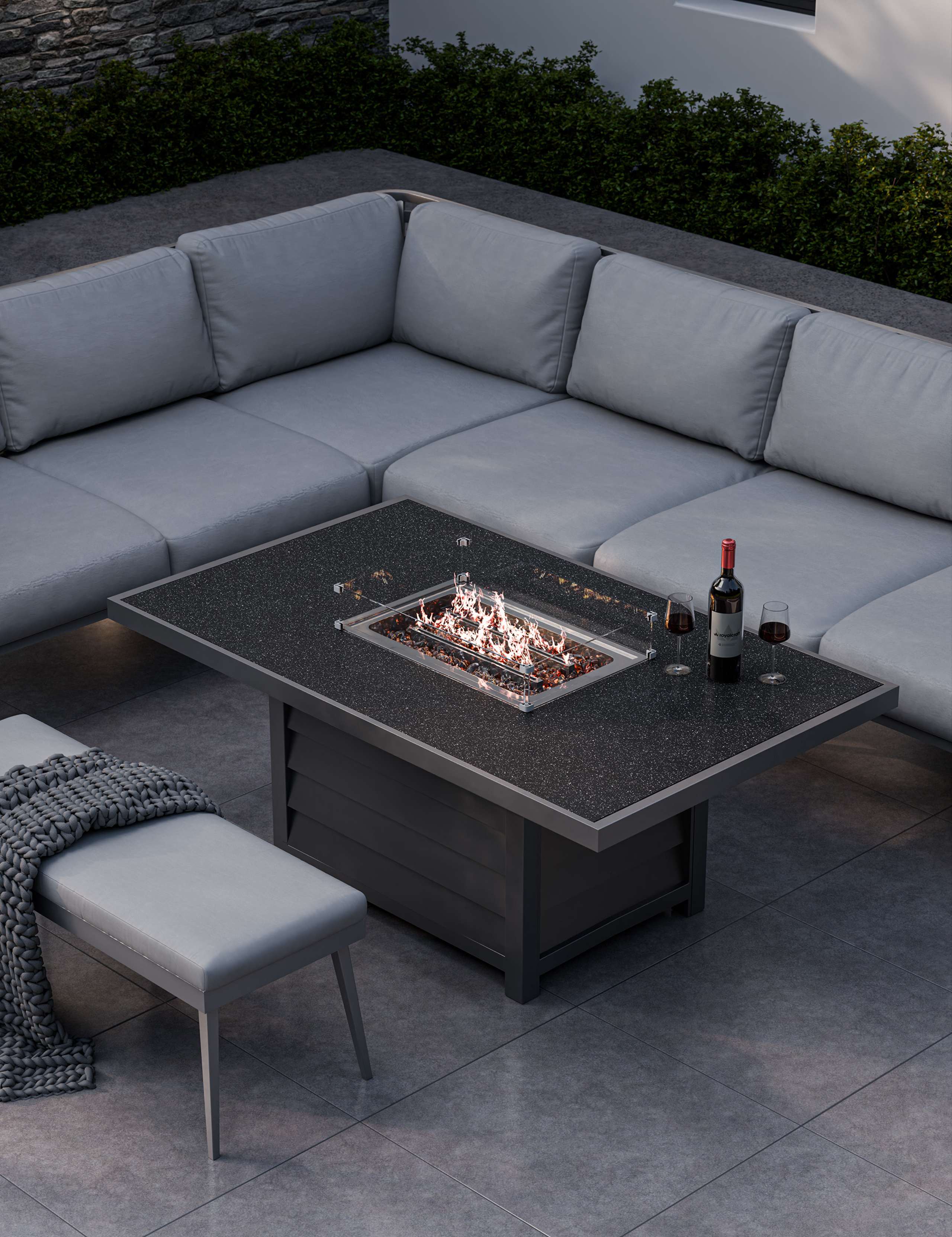 Mayfair Garden Firepit Lounge Set 2 of 12