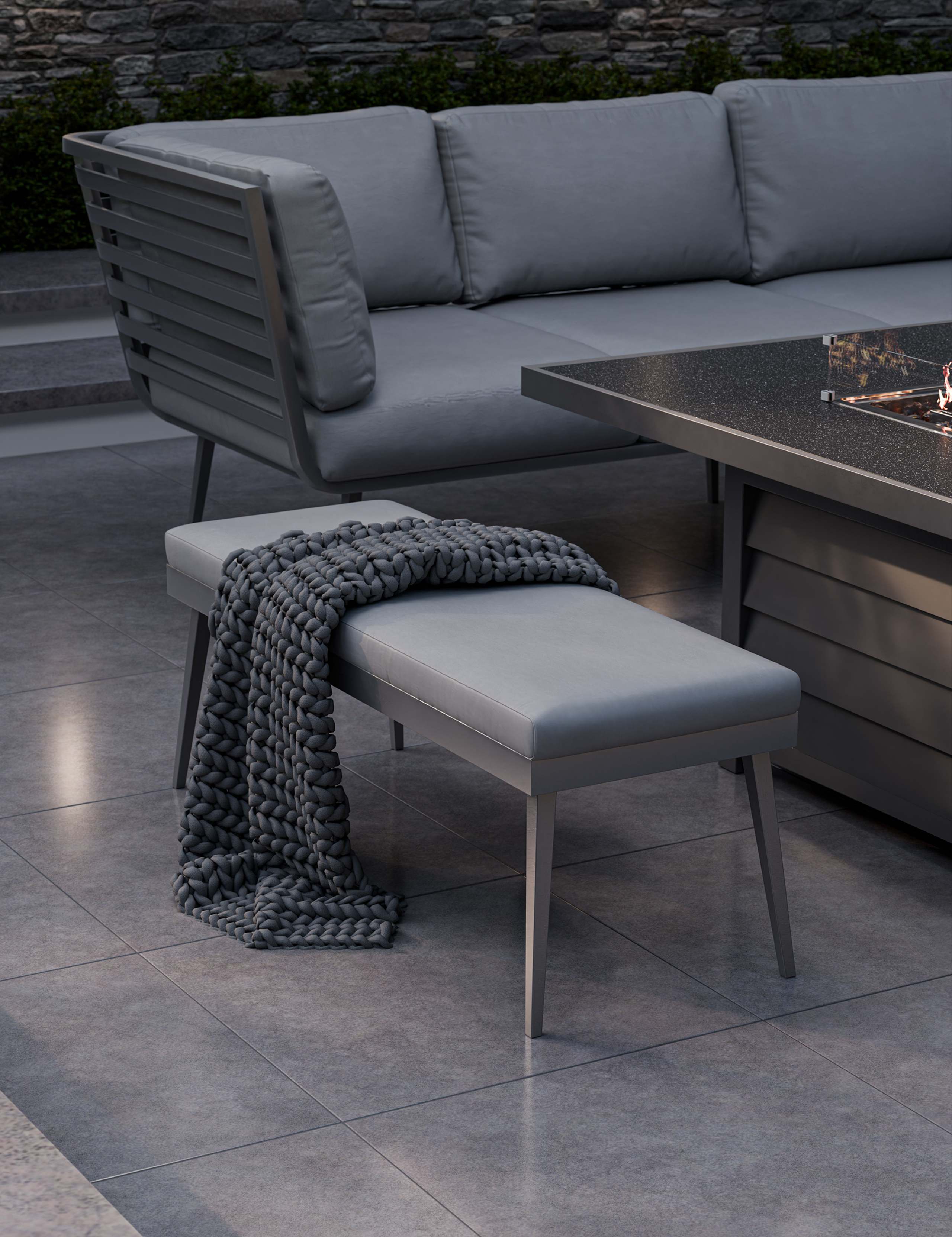 Mayfair Garden Firepit Lounge Set 4 of 12