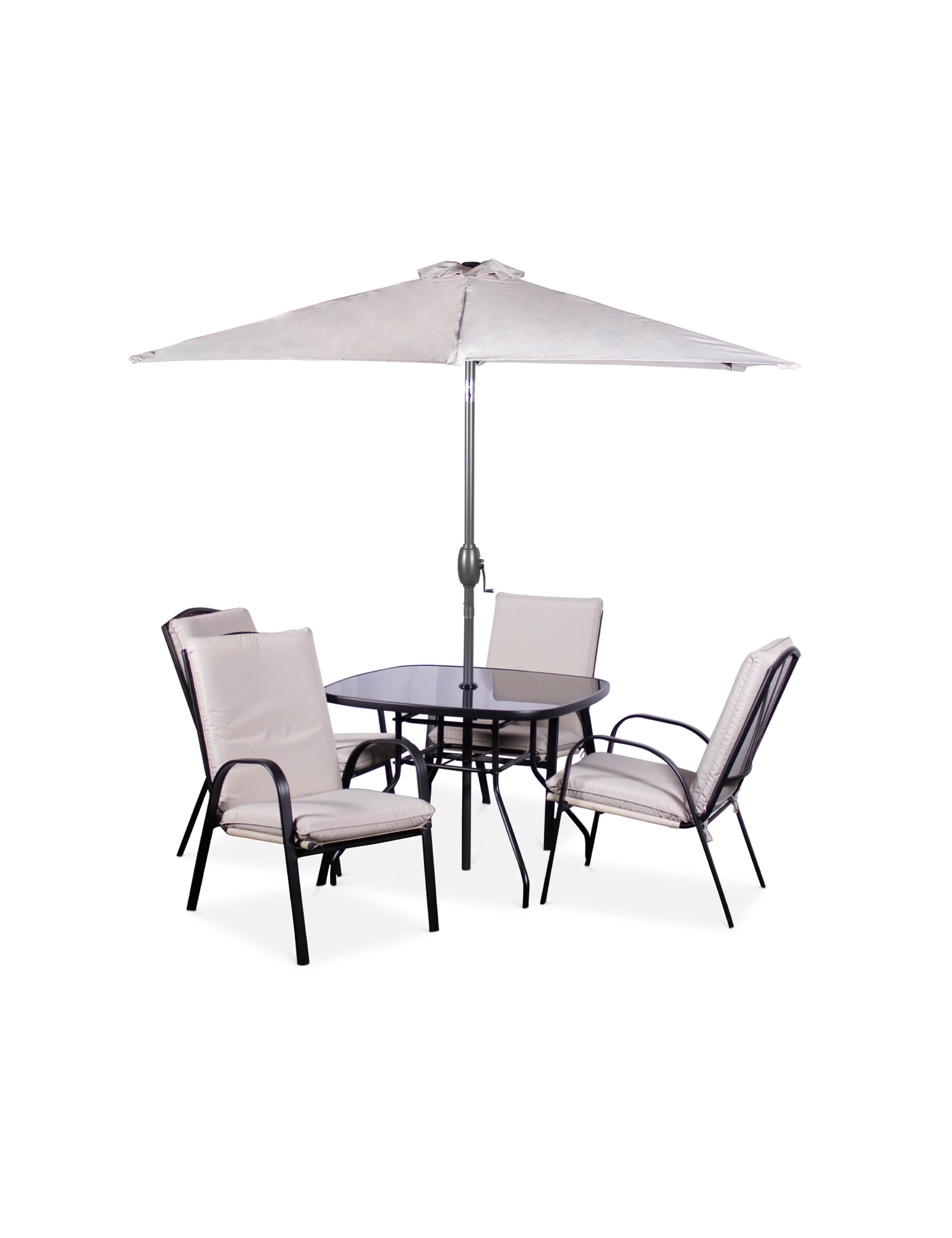 Amalfi 4 Seater Garden Dining Set 4 of 5