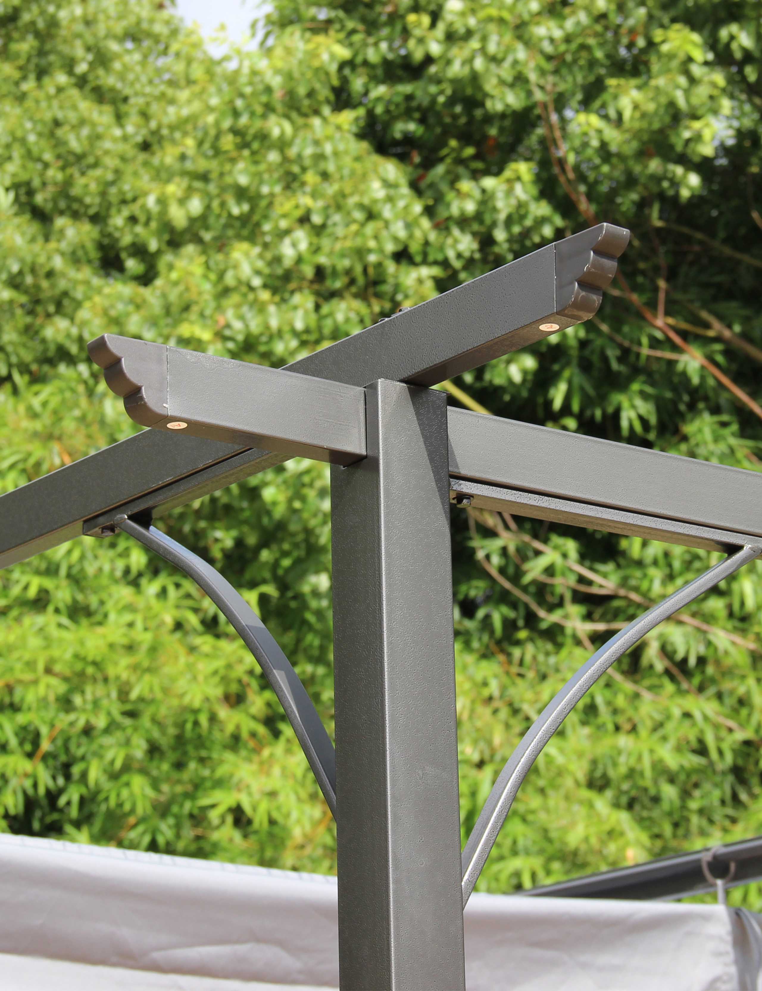 Prague 3.5m x 3.5m Pergola Gazebo 5 of 6