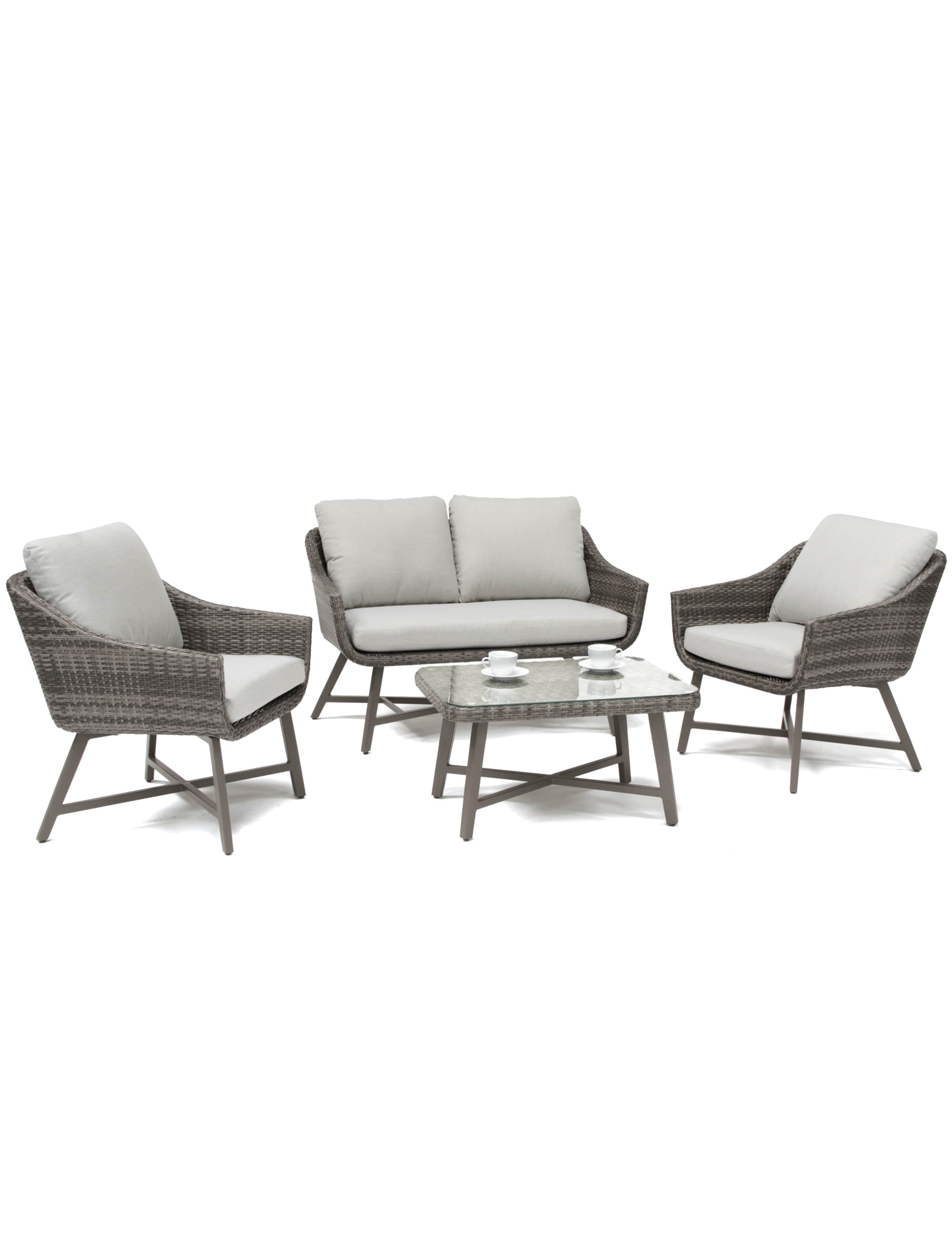 Lamode 4 Seater Garden Sofa & Chairs Set 2 of 5