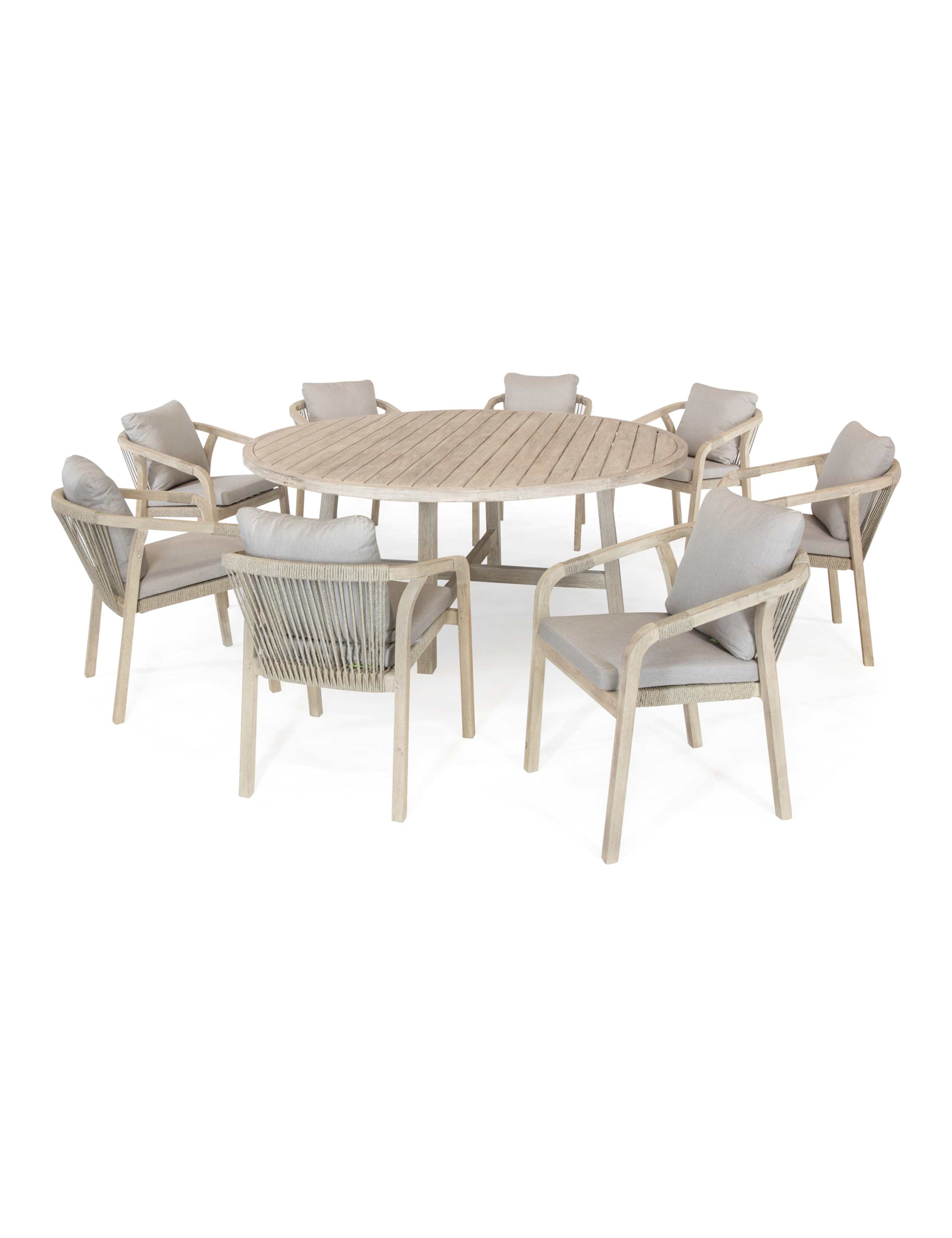 Cora 8 Seater Garden Dining Table & Chairs 2 of 3