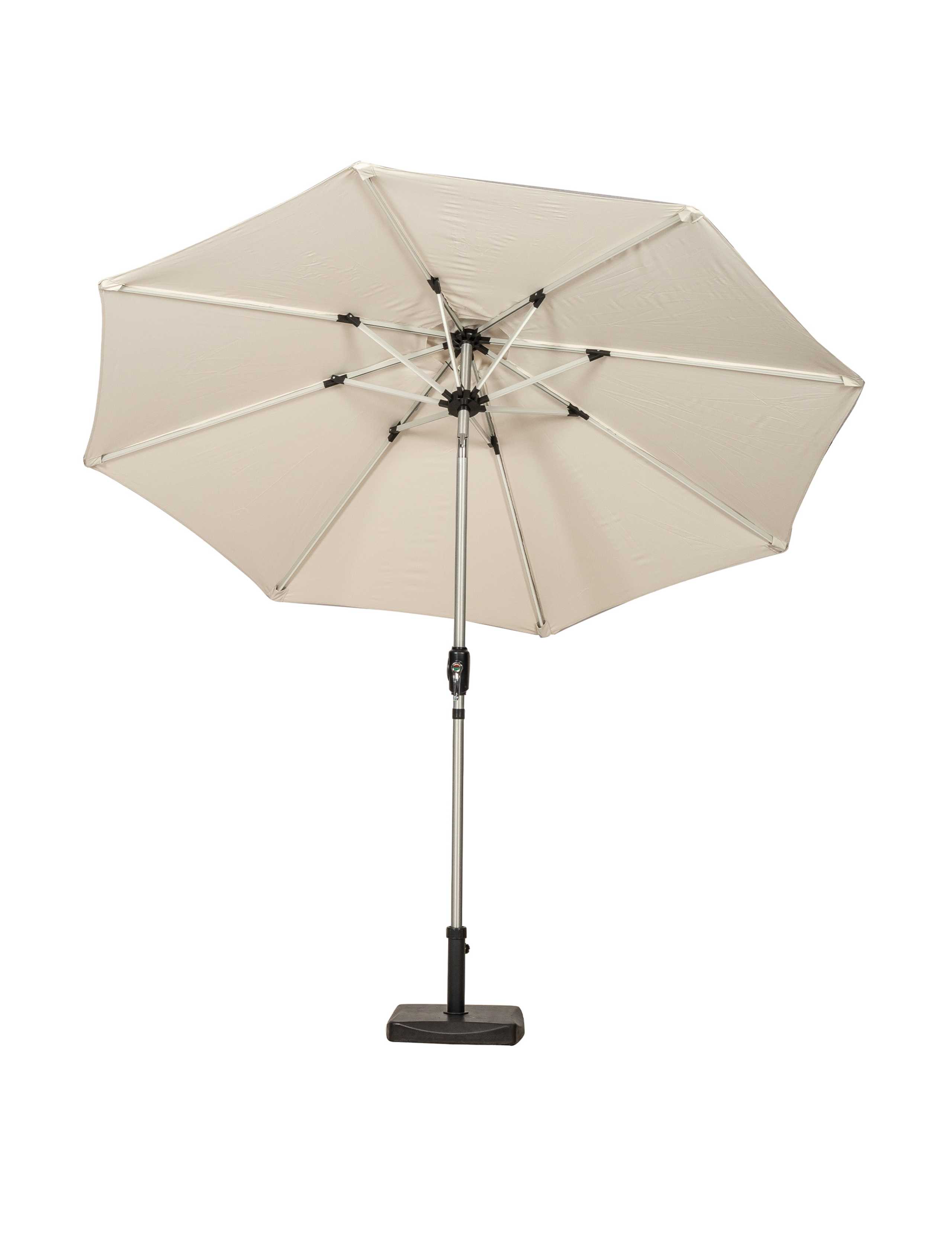 Crank and Tilt LED Strip Parasol 2 of 8