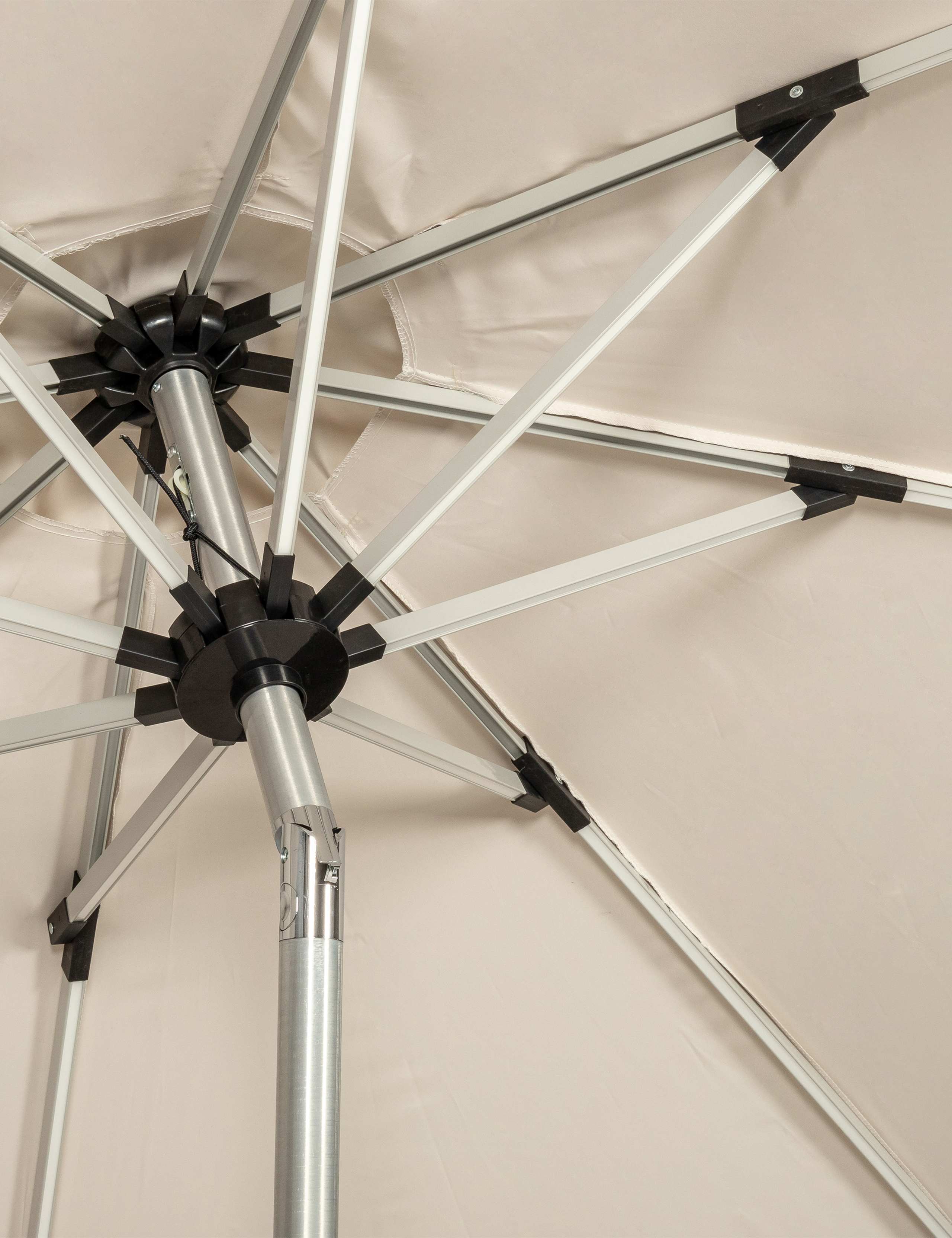 Crank and Tilt LED Strip Parasol 7 of 8