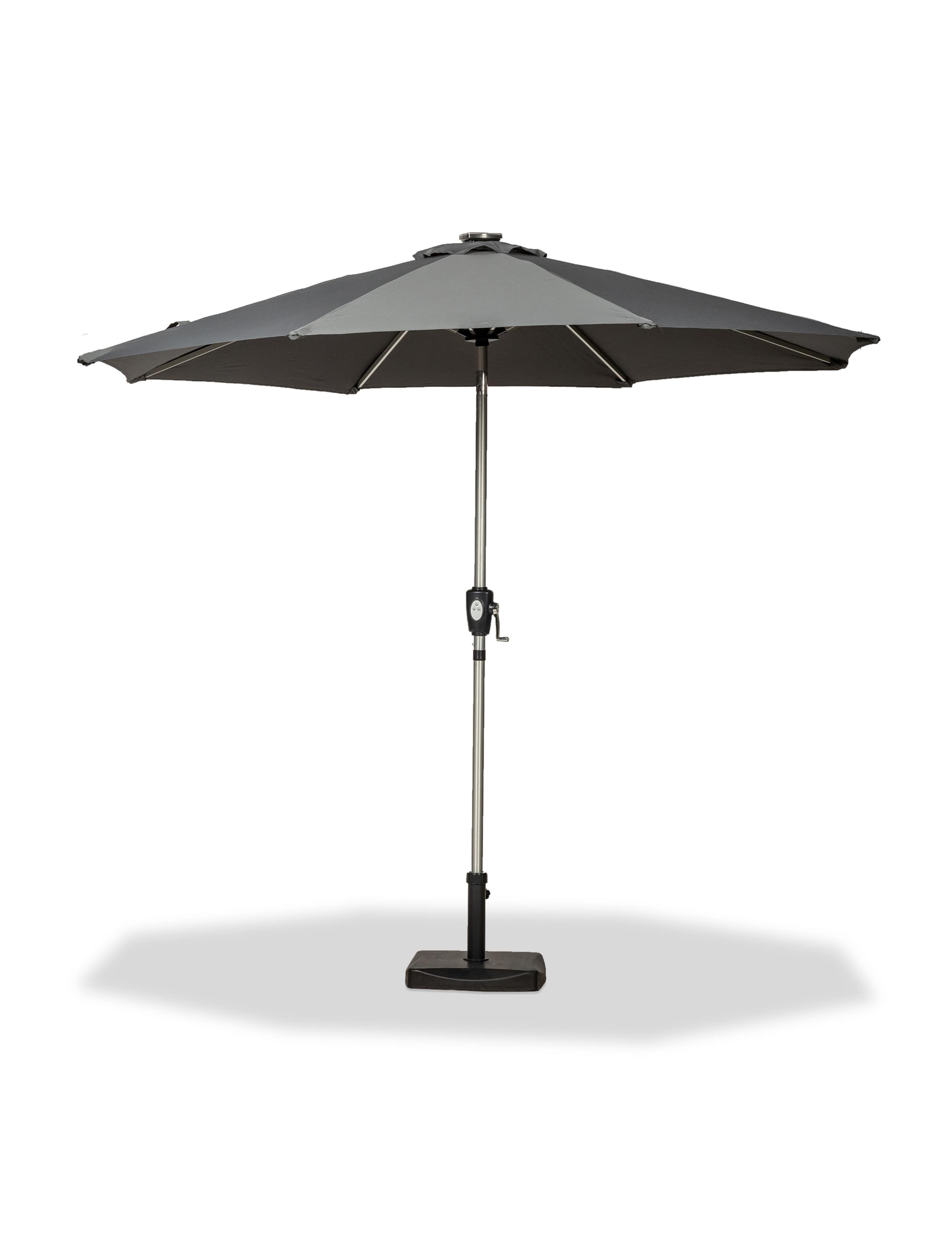 Crank and Tilt LED Strip Parasol 4 of 8