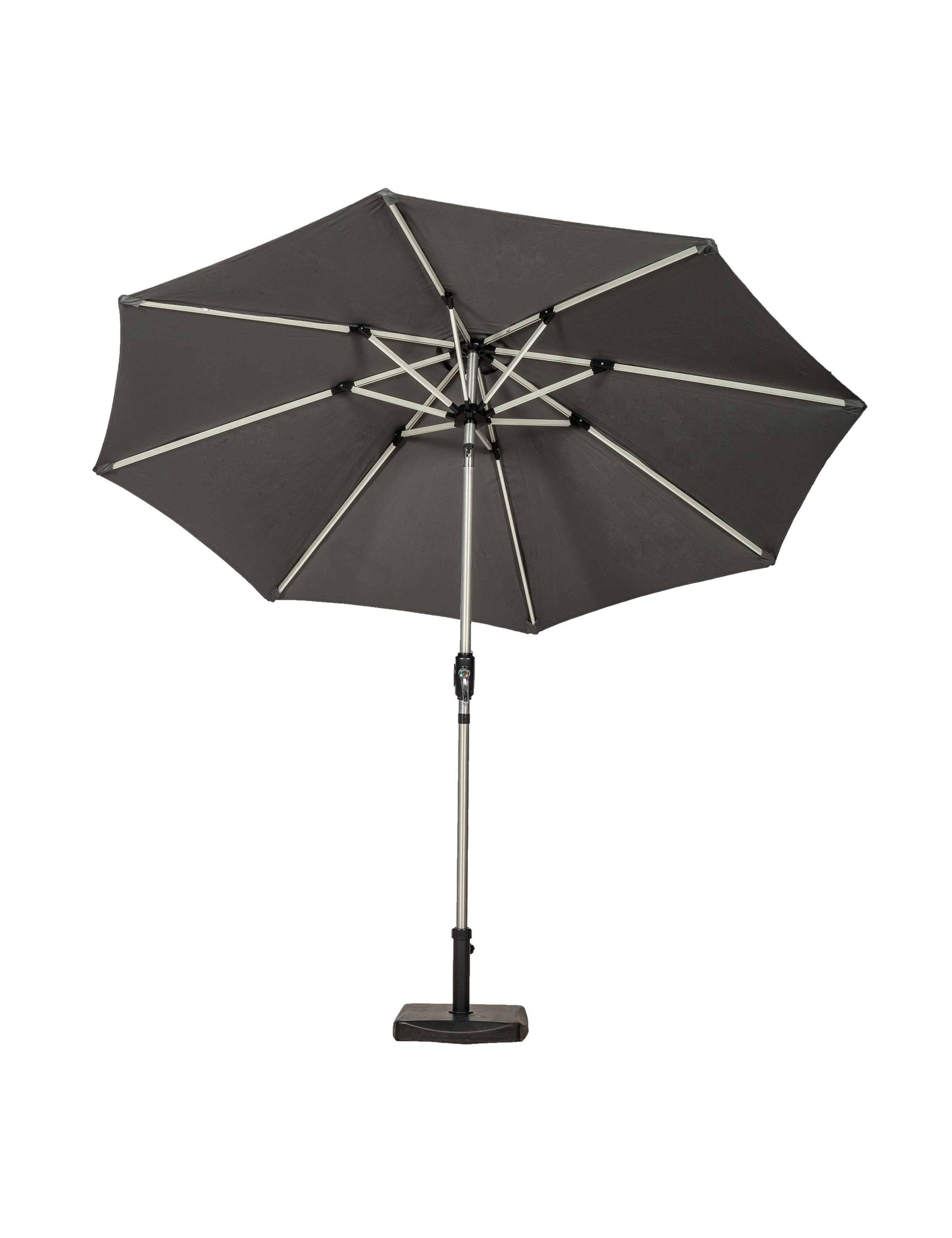 Crank and Tilt LED Strip Parasol 7 of 8