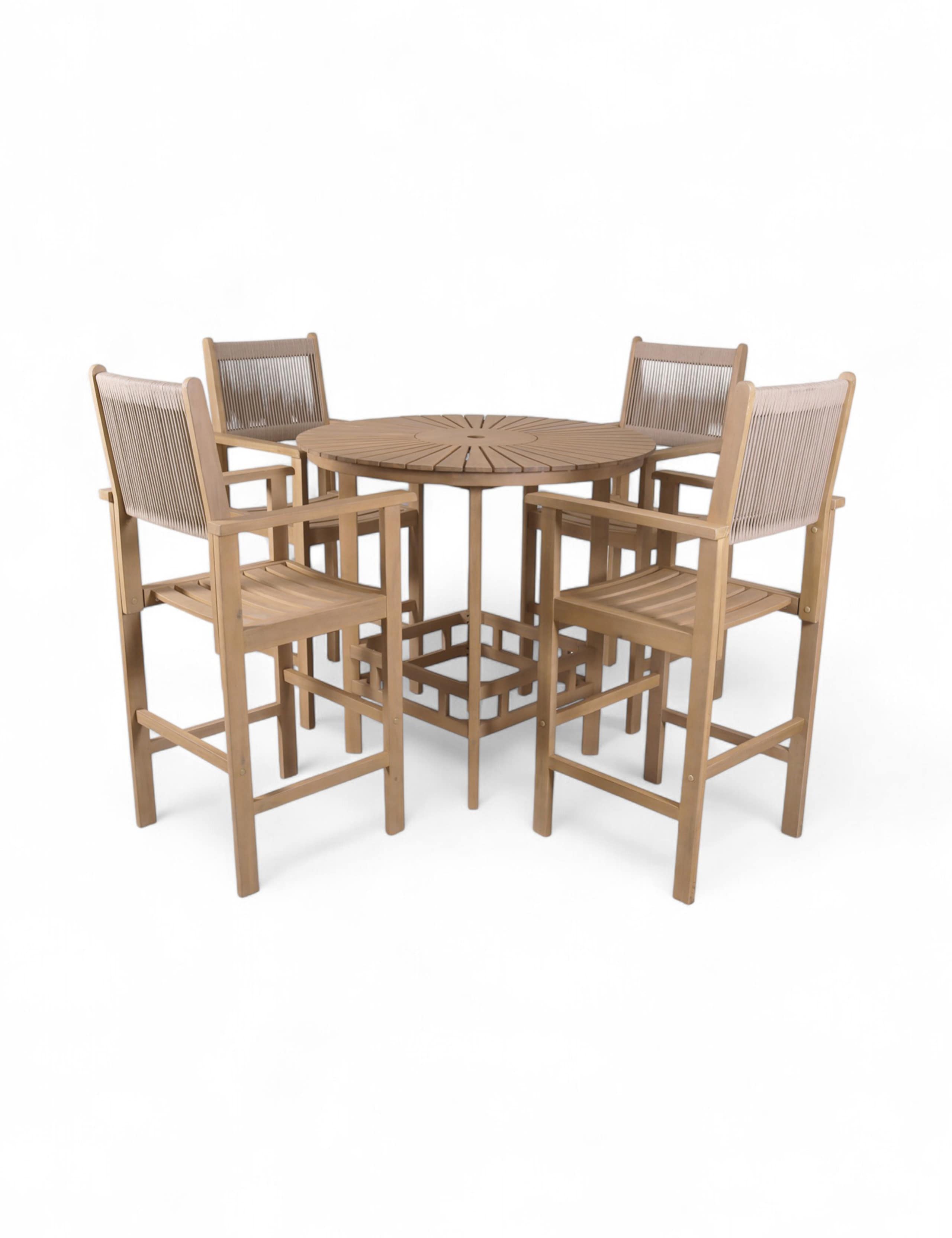 Roma 4 Seater Garden Bar Set 4 of 6