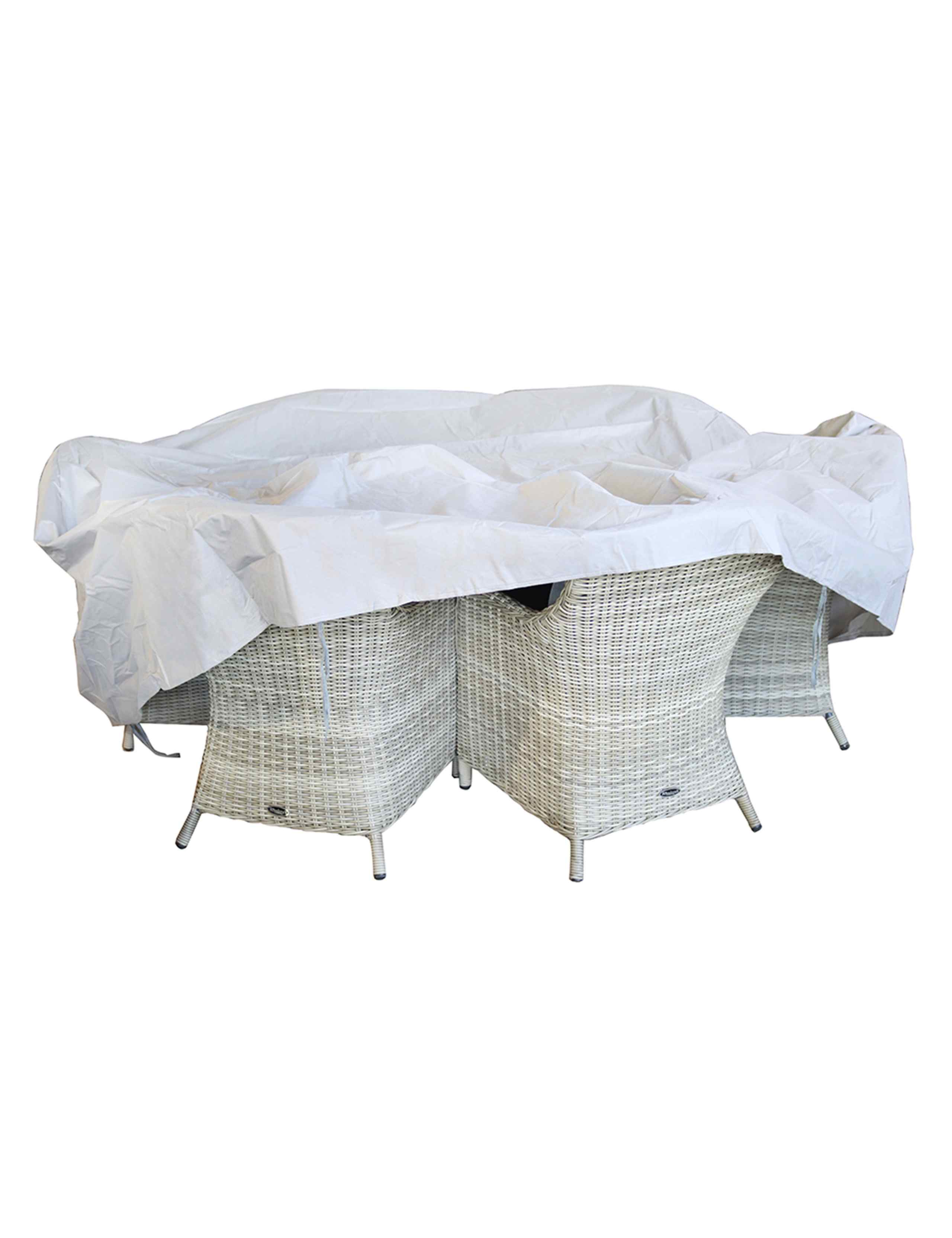 Round 6 Seater Dining Set Cover 5 of 6