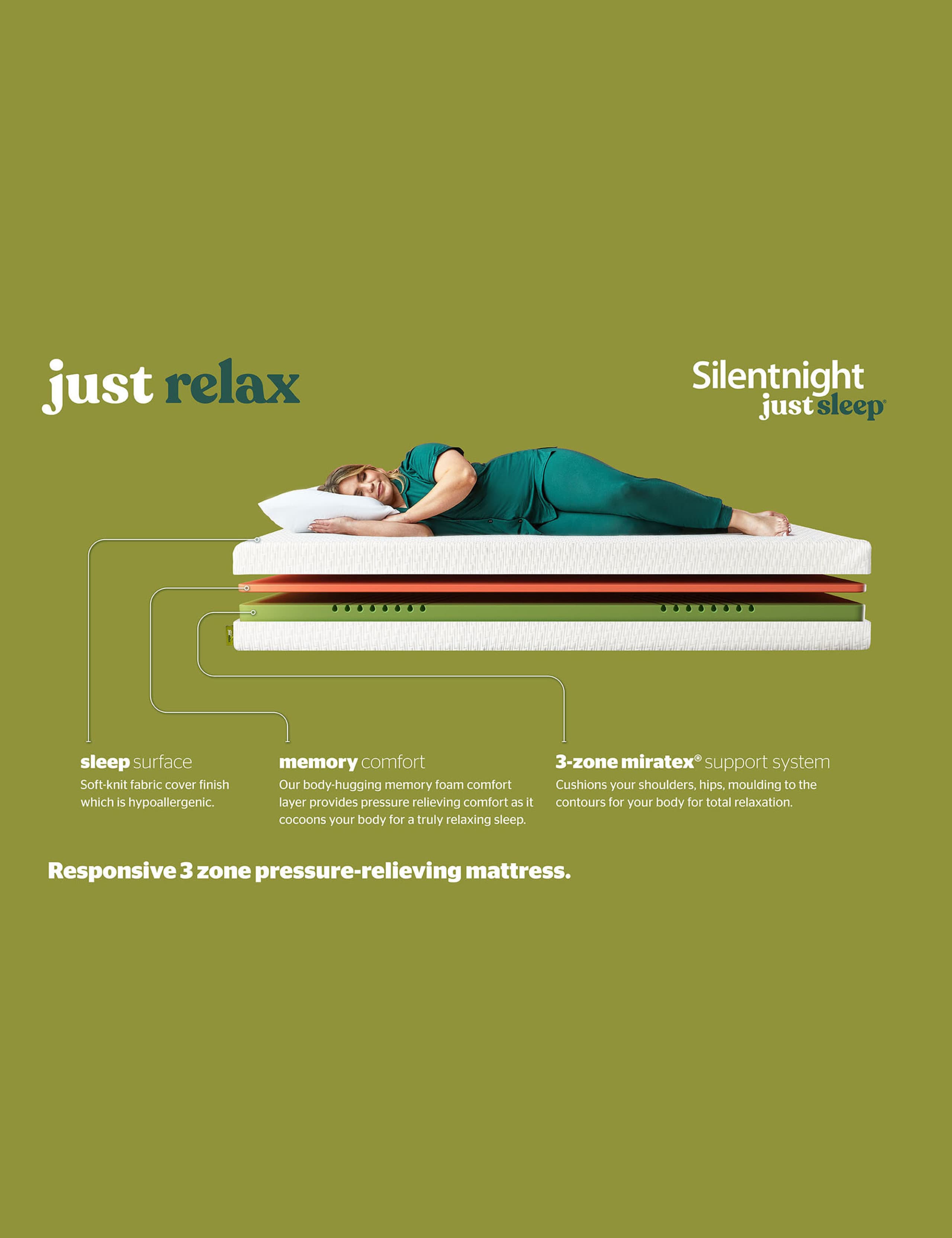 Just Relax Memory Foam Mattress 5 of 7