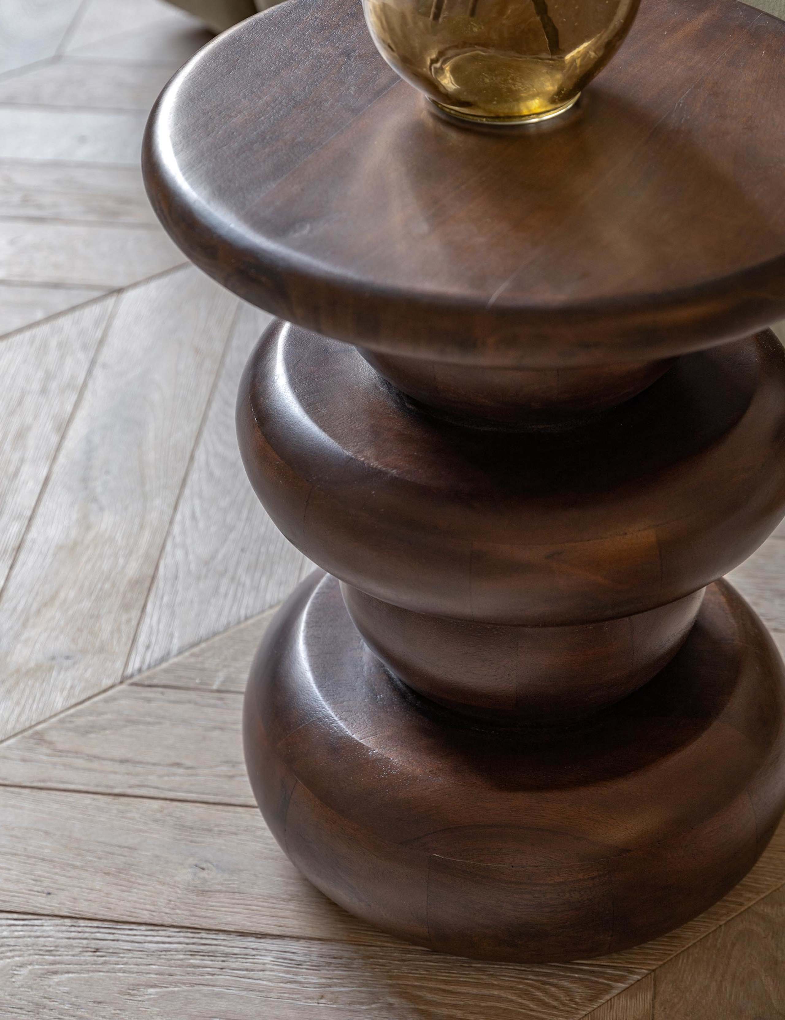 Sculpt Round Side Table 3 of 4
