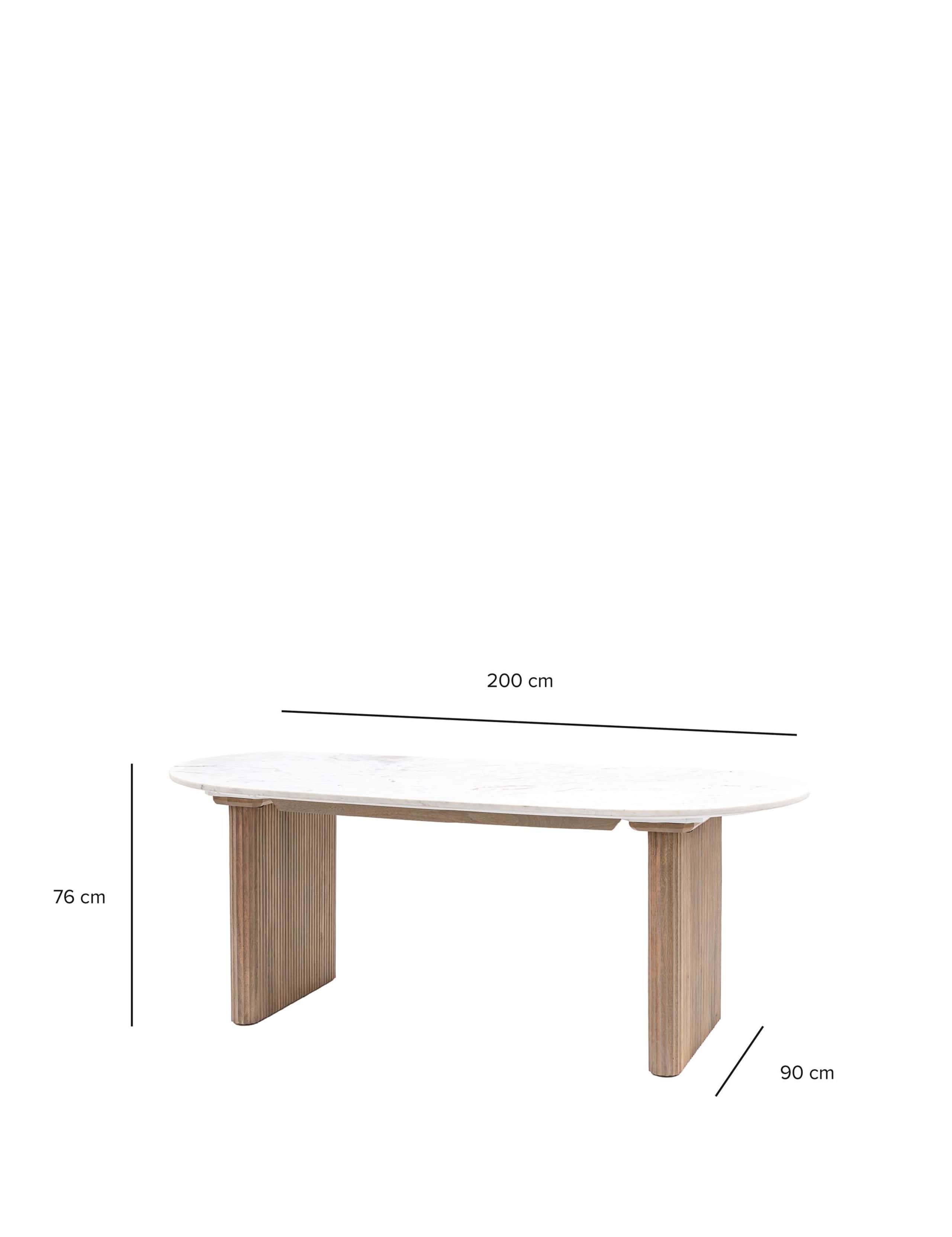 Marmo Rectangle Dining Table 8 of 8