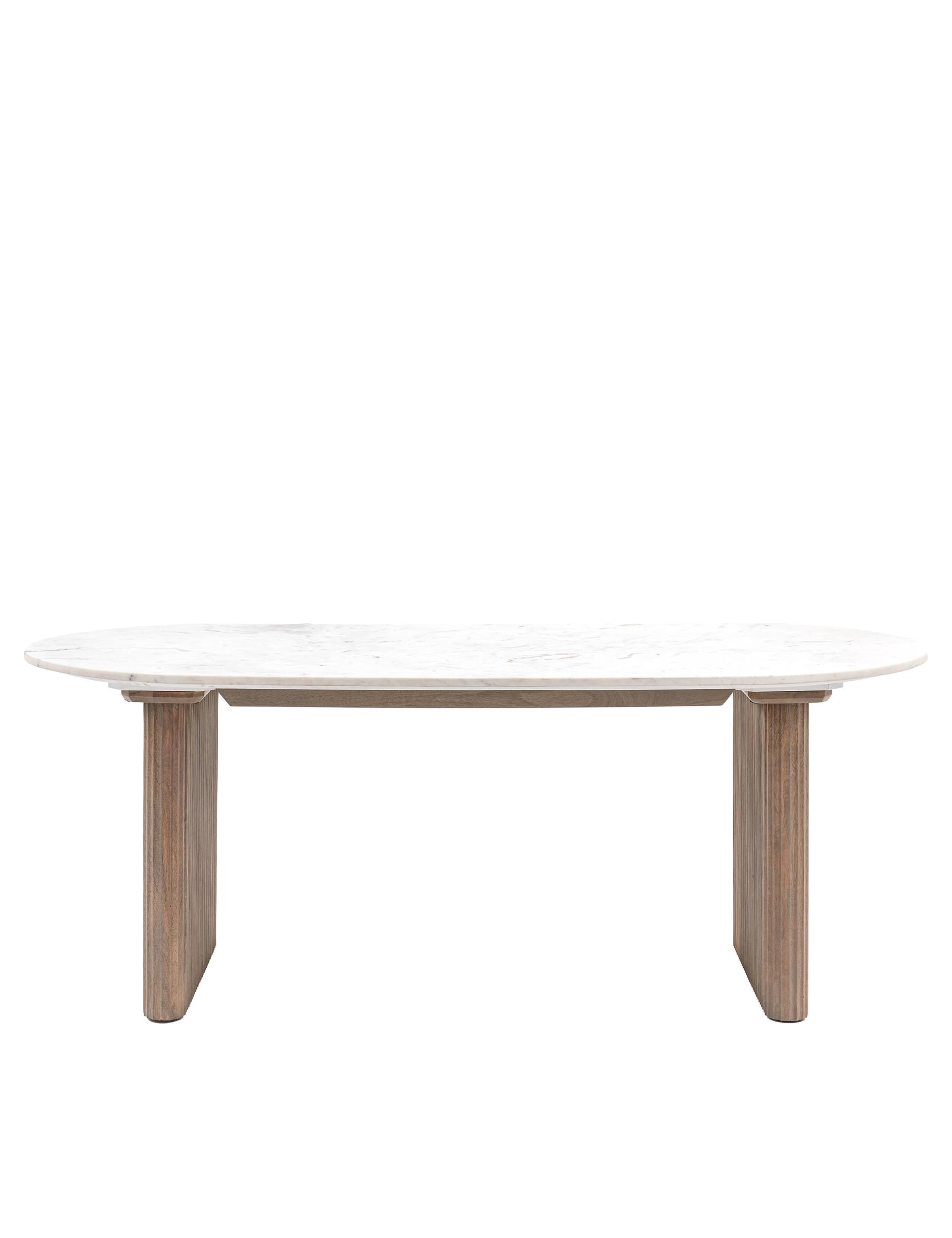 Marmo Rectangle Dining Table 2 of 7