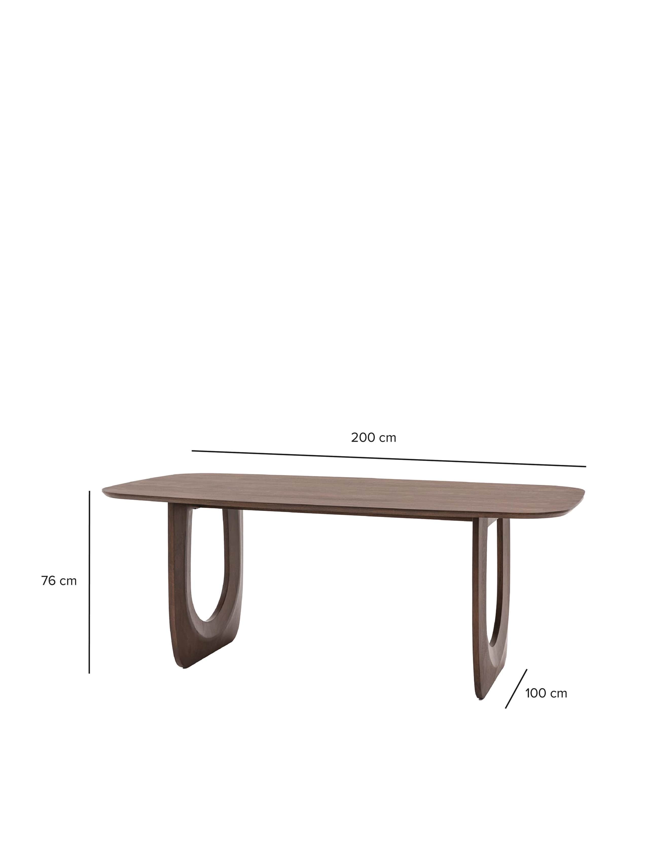 Arc Rectangle Dining Table 10 of 10