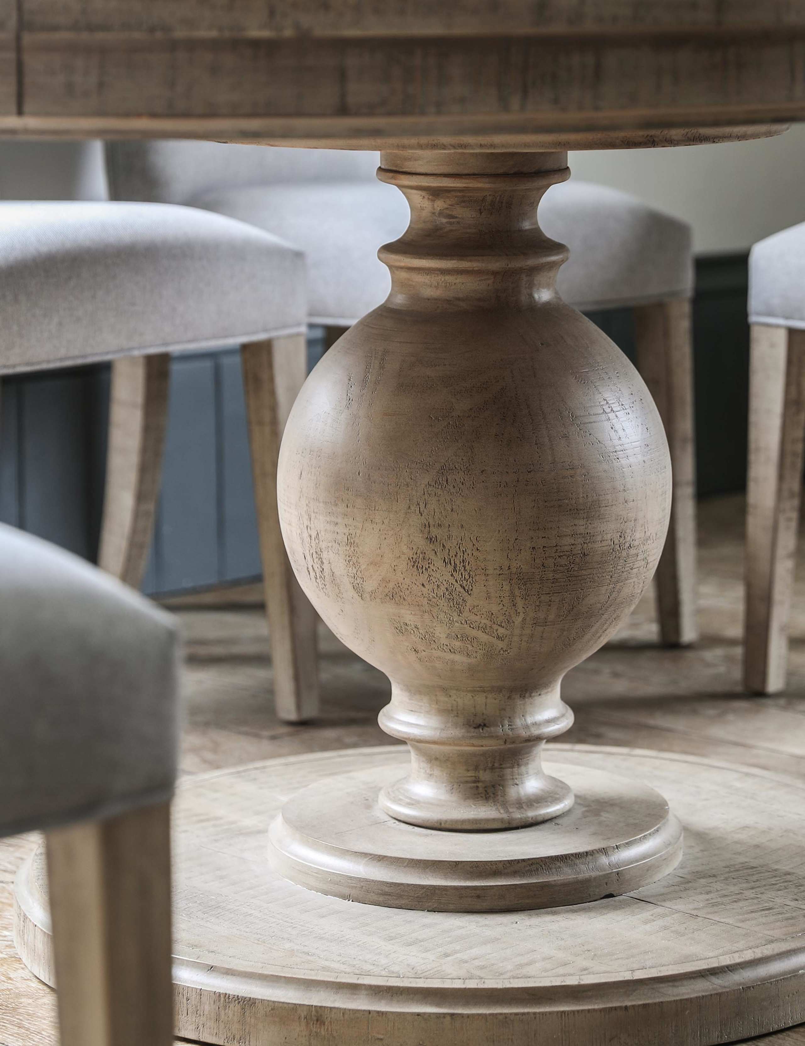 Vancouver Round Extending Dining Table 5 of 6