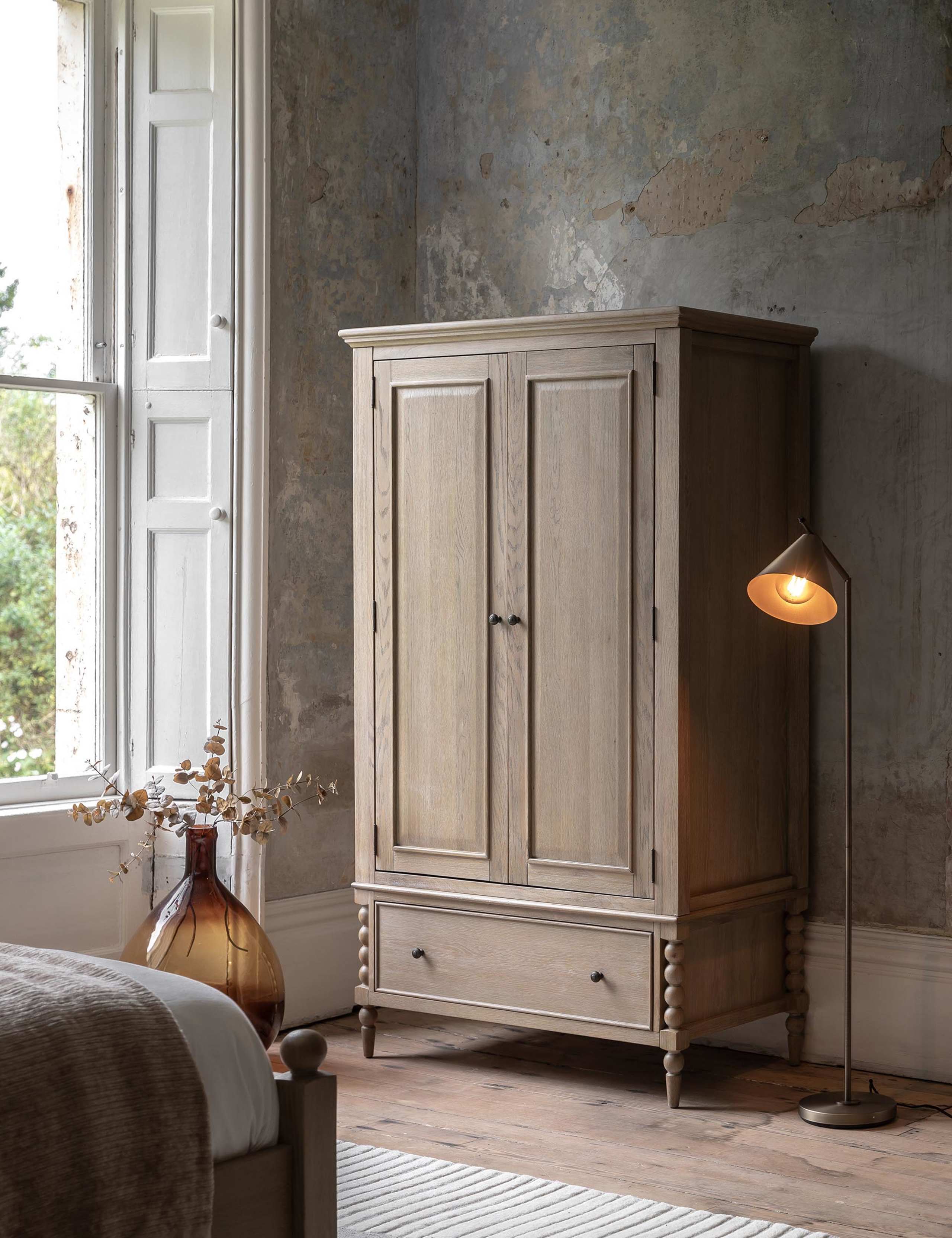 Artisan 1 Drawer Double Wardrobe 3 of 7