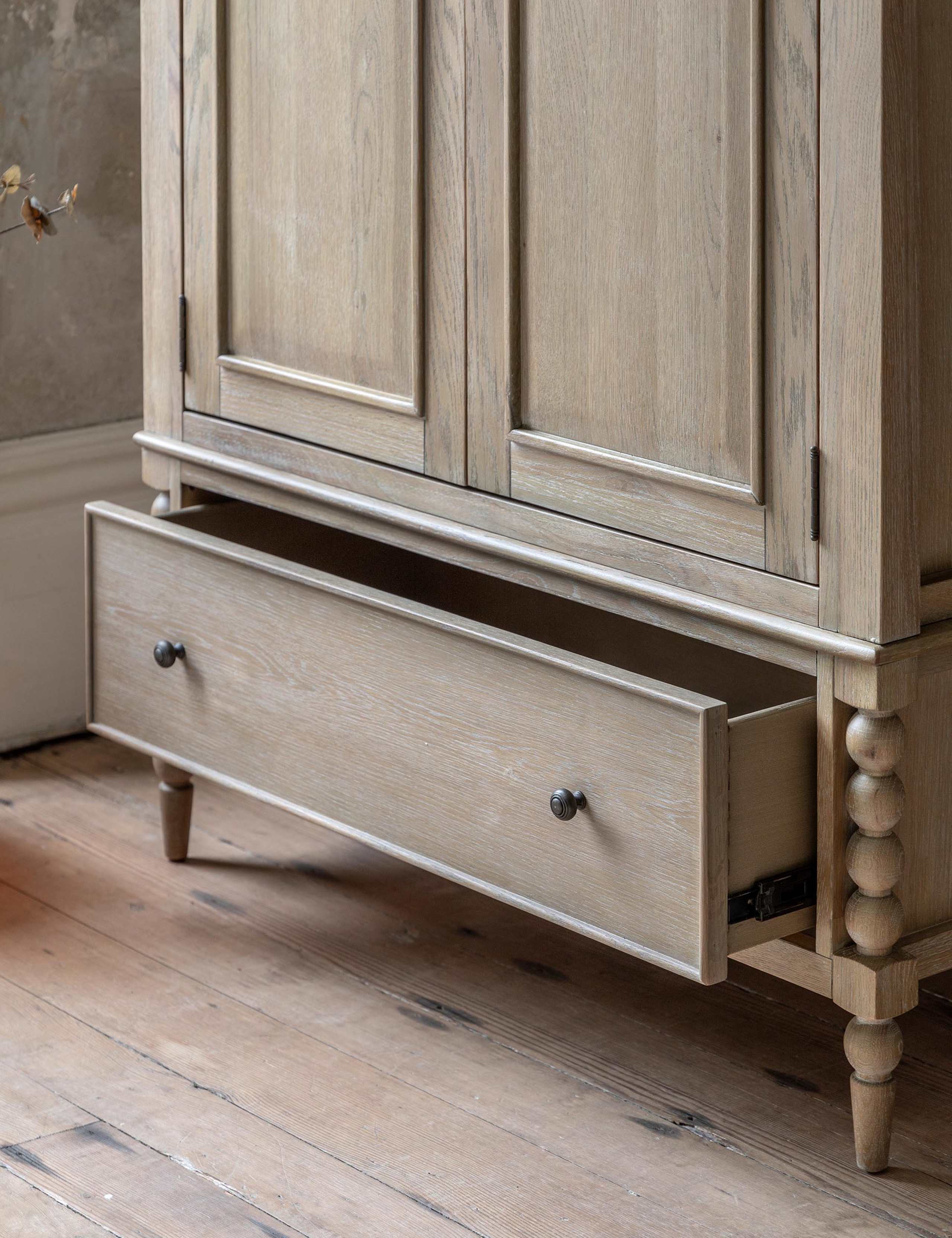 Artisan 1 Drawer Double Wardrobe 4 of 7