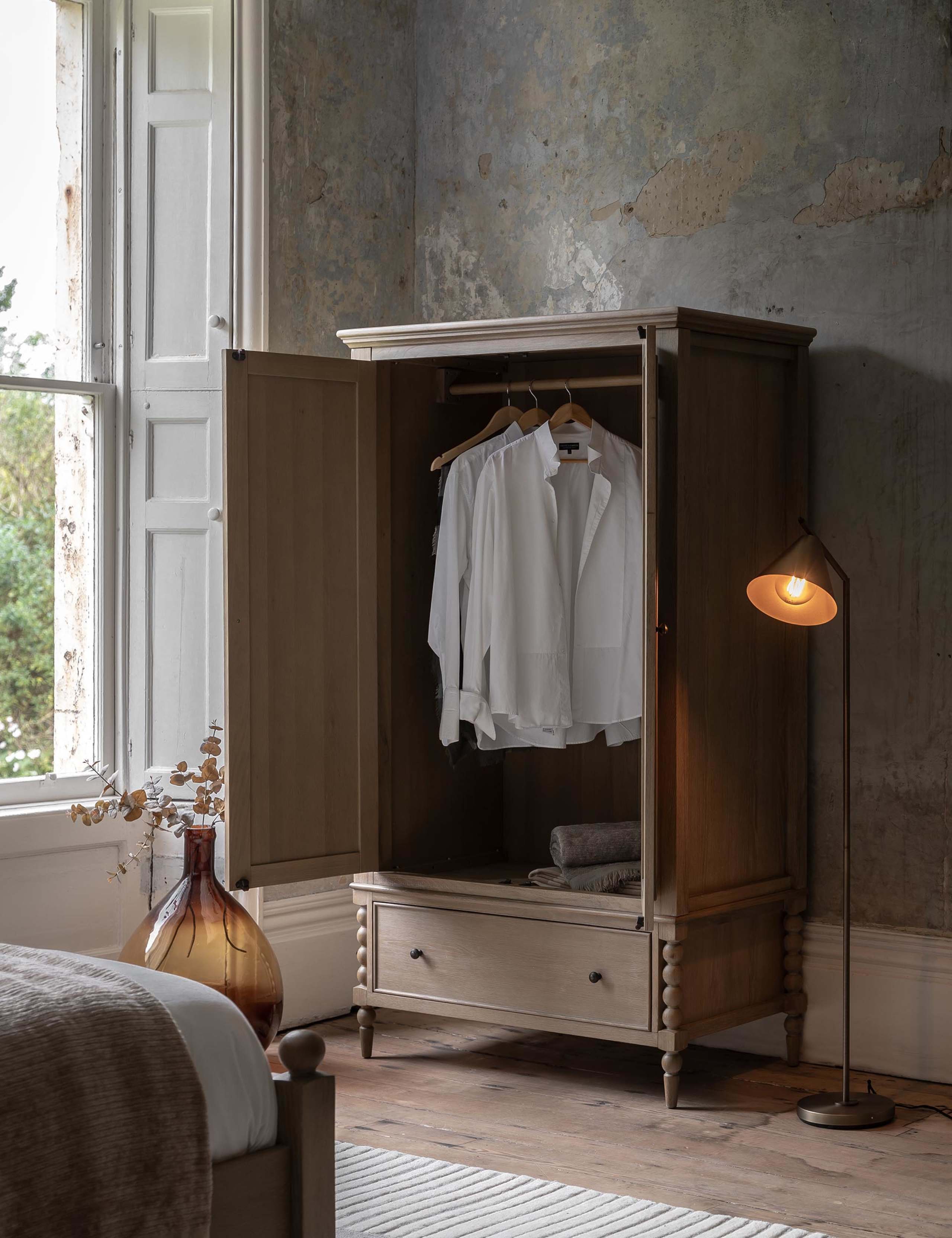 Artisan 1 Drawer Double Wardrobe 5 of 7