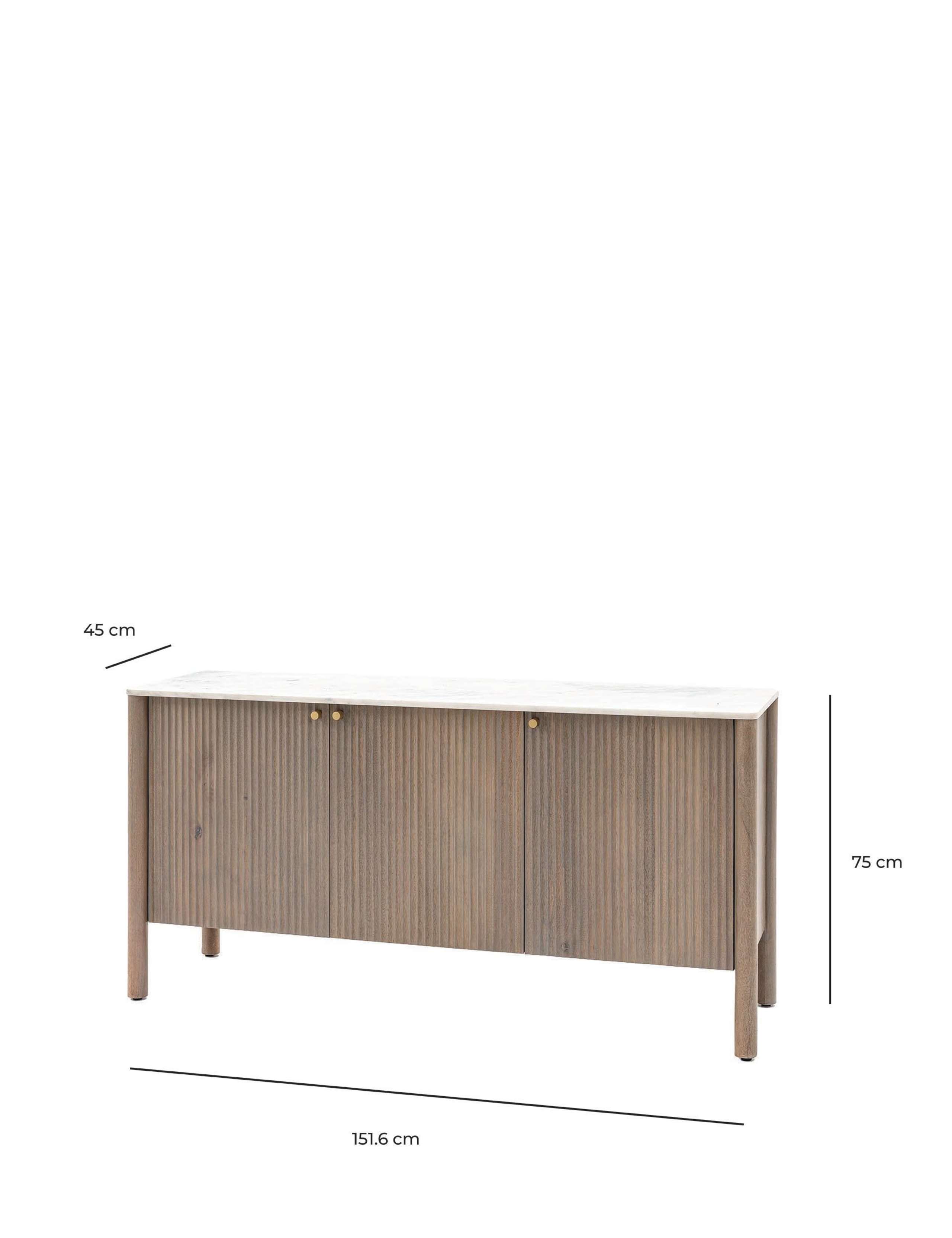 Marmo 3 Door Sideboard 5 of 5