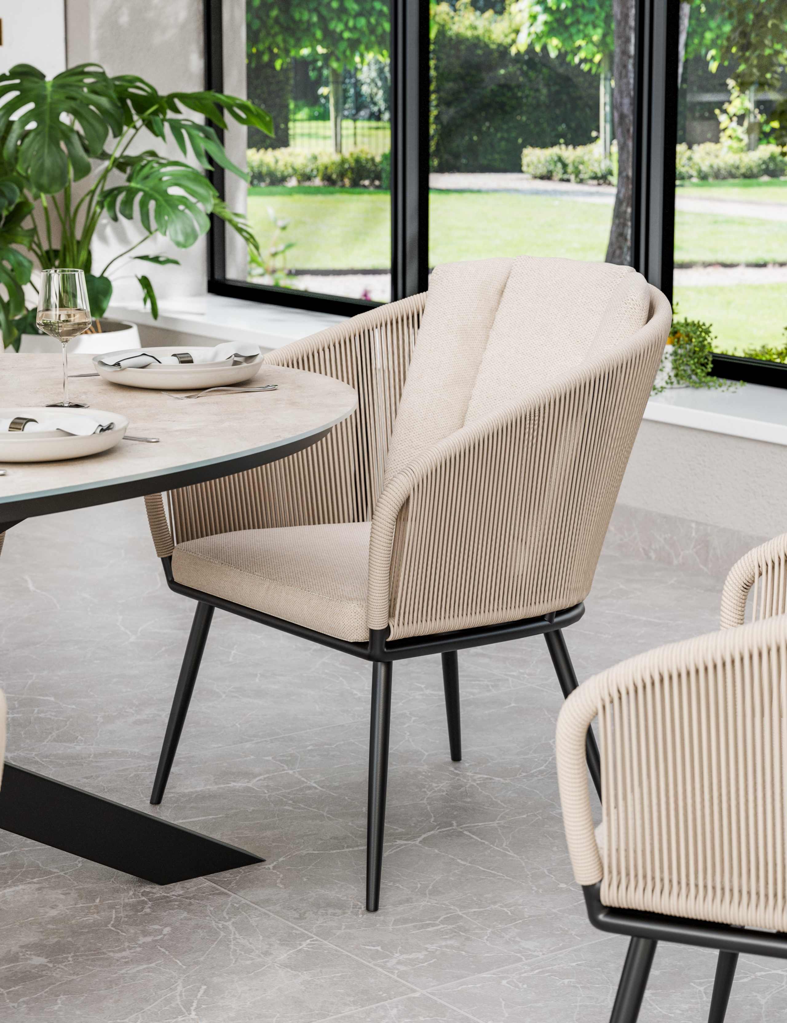 Bali 6 Seater Dining Set 3 of 7