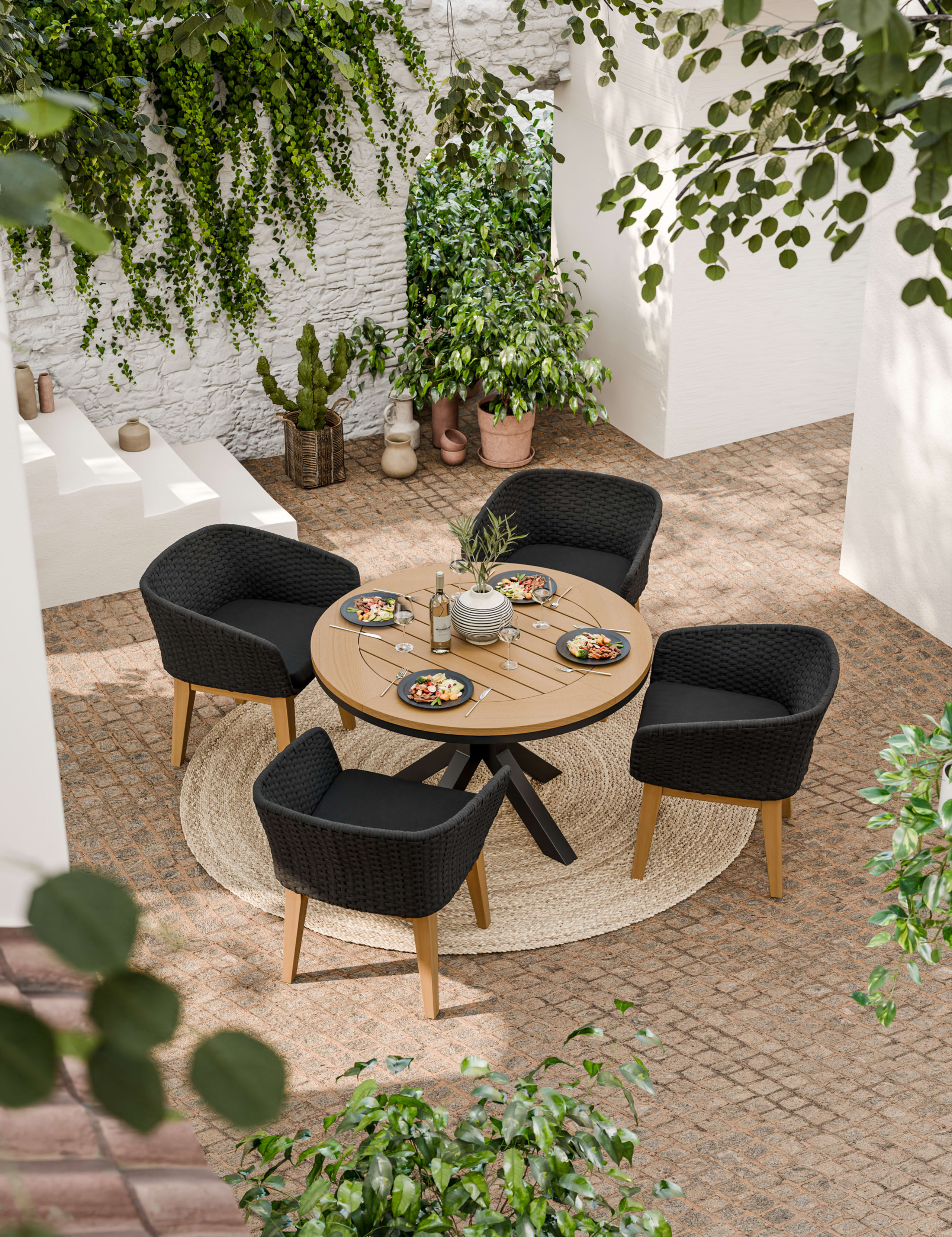 Tuscany 4 Seater Dining Set 1 of 6